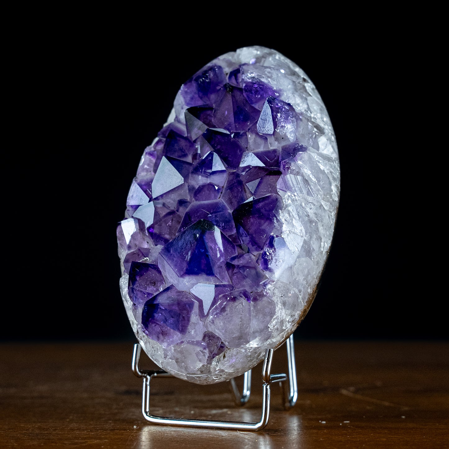Wunderschönes Amethyst Ei Druse, Spitzenqualität – 1078,61g