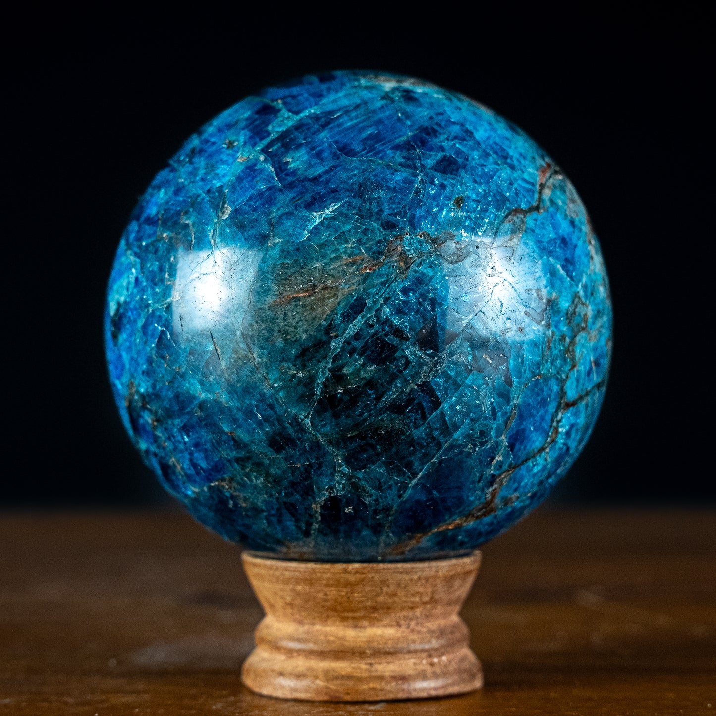Natürliche Blaue Apatit Kugel - 1276,31g - 94mm