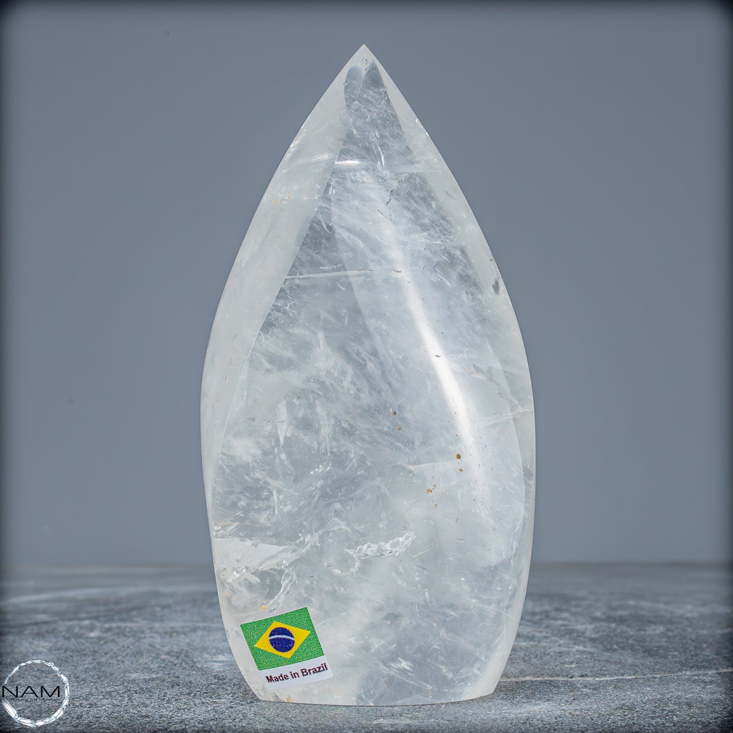 Natürlicher Quarz-Kristall Flamme, Brasilien - 487,05g