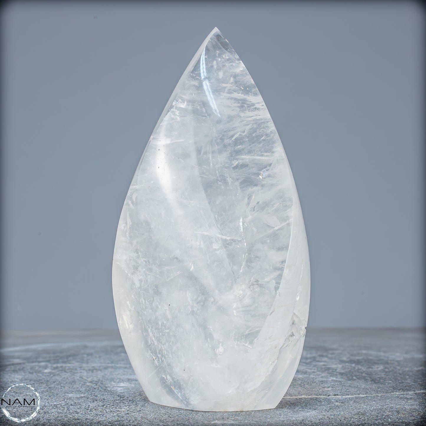 Natürlicher Quarz-Kristall Flamme, Brasilien - 487,05g