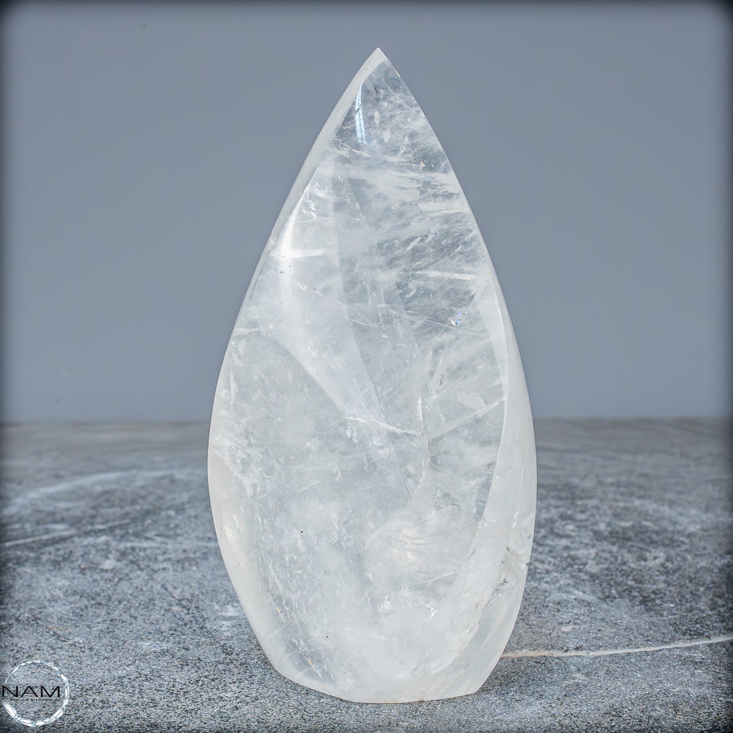 Natürlicher Quarz-Kristall Flamme, Brasilien - 487,05g