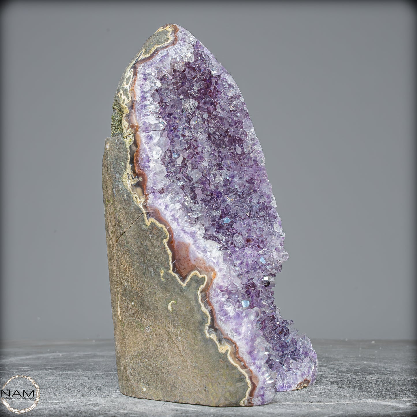 Natürliche Amethyst-Kristall Druse - 1013,71g