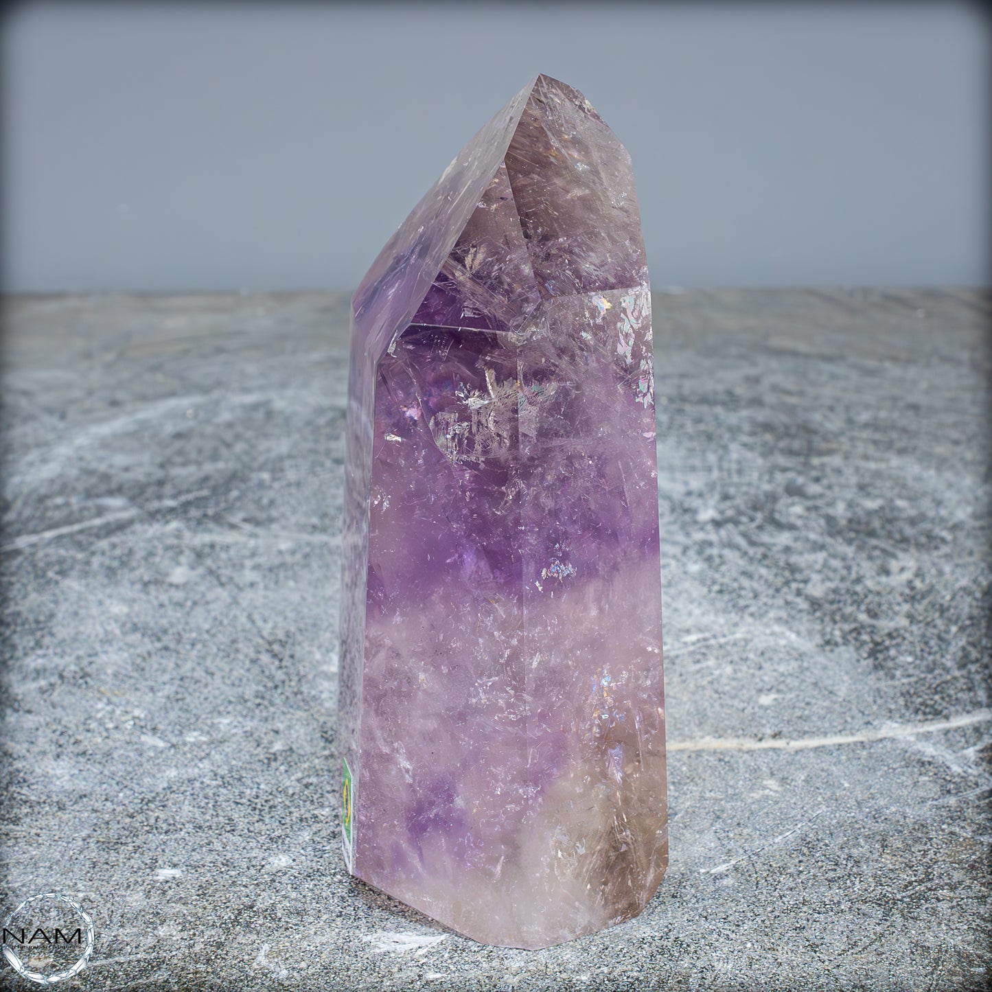 Natürliche, Sehr Seltene Amethyst-Kristall Spitze, Brasilien - 673,45g