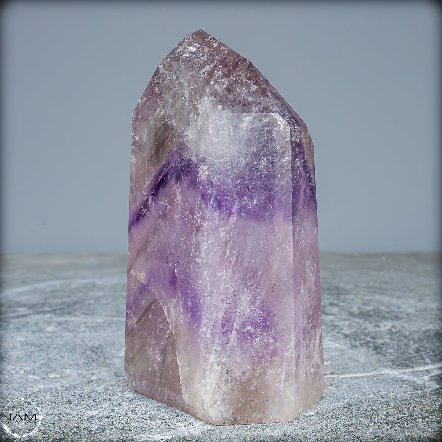 Natürliche, Sehr Seltene Amethyst-Kristall Spitze, Brasilien - 673,45g