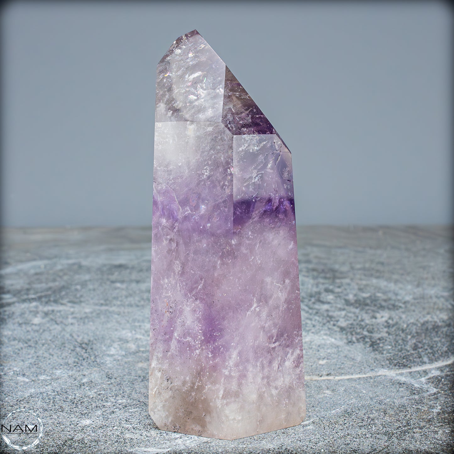 Natürliche, Sehr Seltene Amethyst-Kristall Spitze, Brasilien - 673,45g