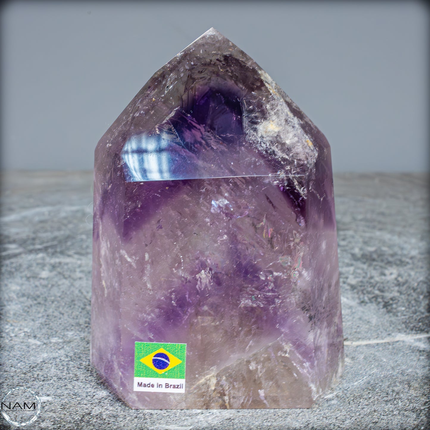 Natürliche, Sehr Seltene Amethyst-Kristall Spitze, Brasilien - 710,07g