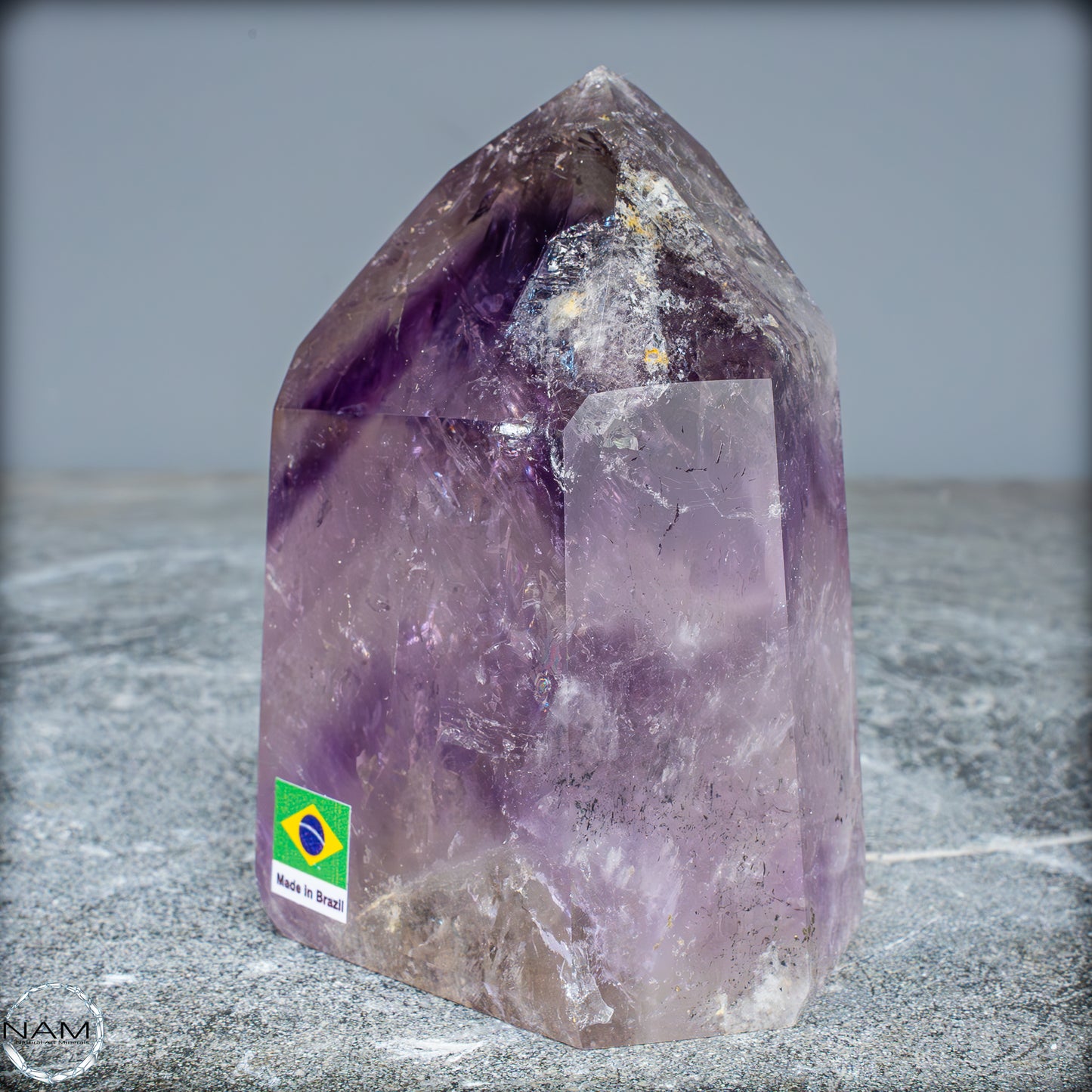 Natürliche, Sehr Seltene Amethyst-Kristall Spitze, Brasilien - 710,07g