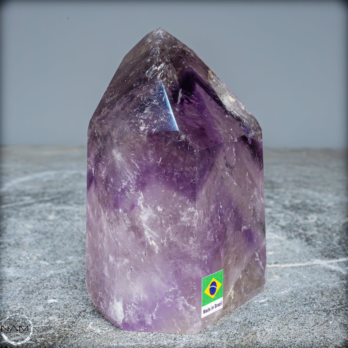 Natürliche, Sehr Seltene Amethyst-Kristall Spitze, Brasilien - 710,07g