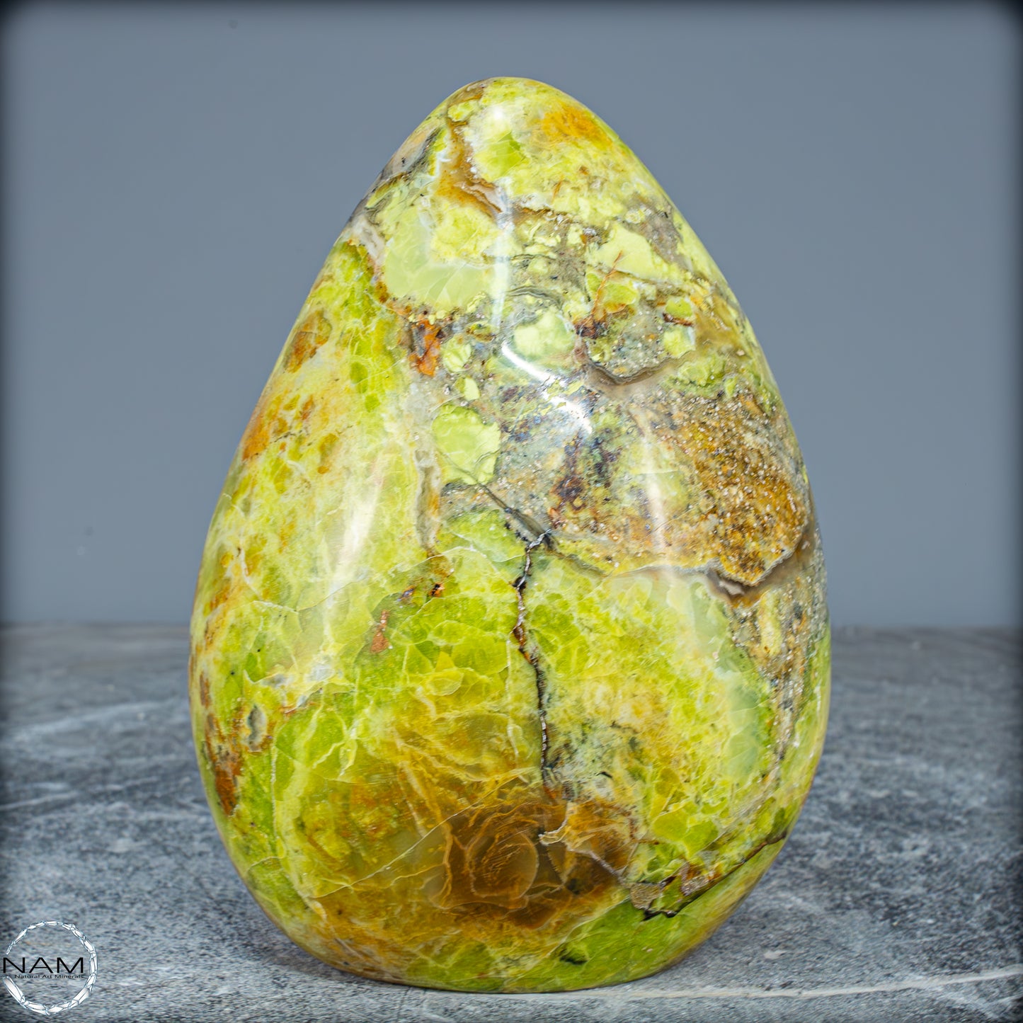 Natürliche Grüner Opal und Achat Kristall Freiform - 1089,83g