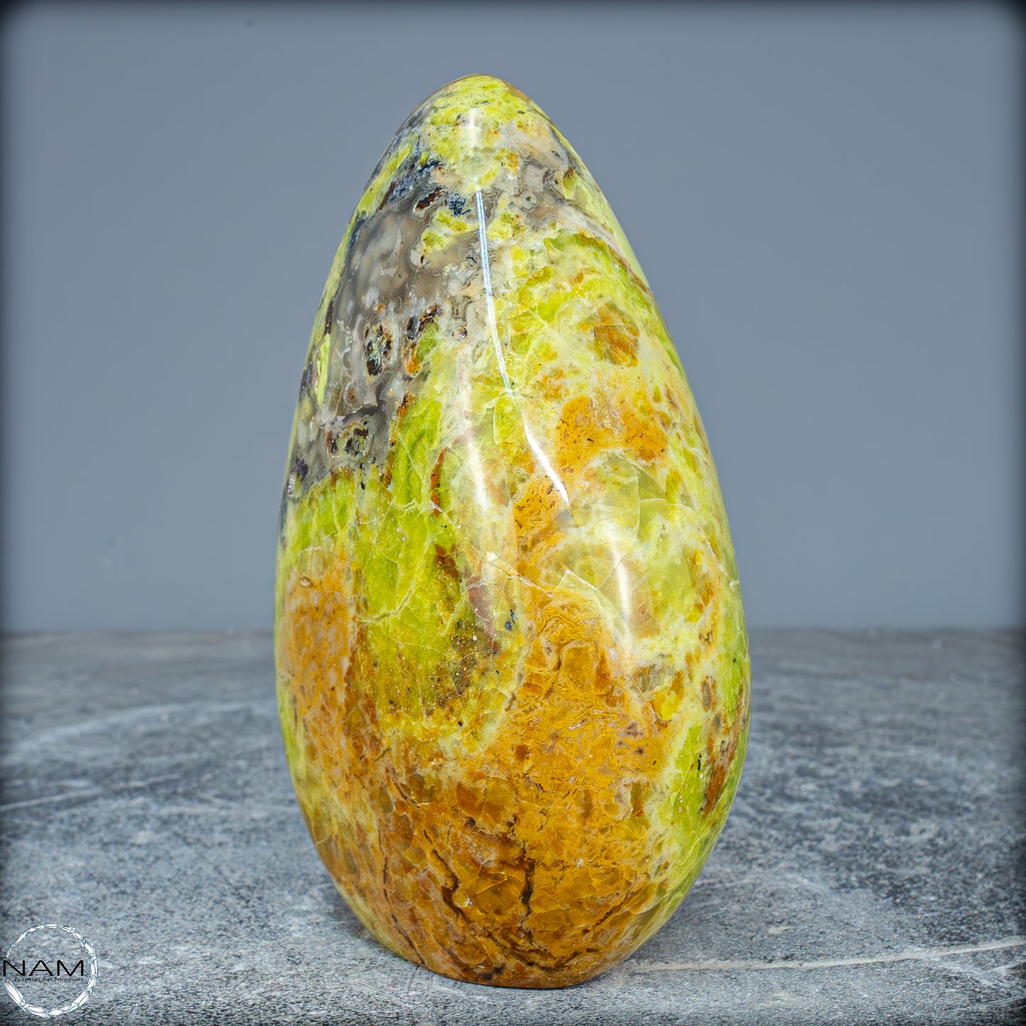 Natürliche Grüner Opal und Achat Kristall Freiform - 1089,83g