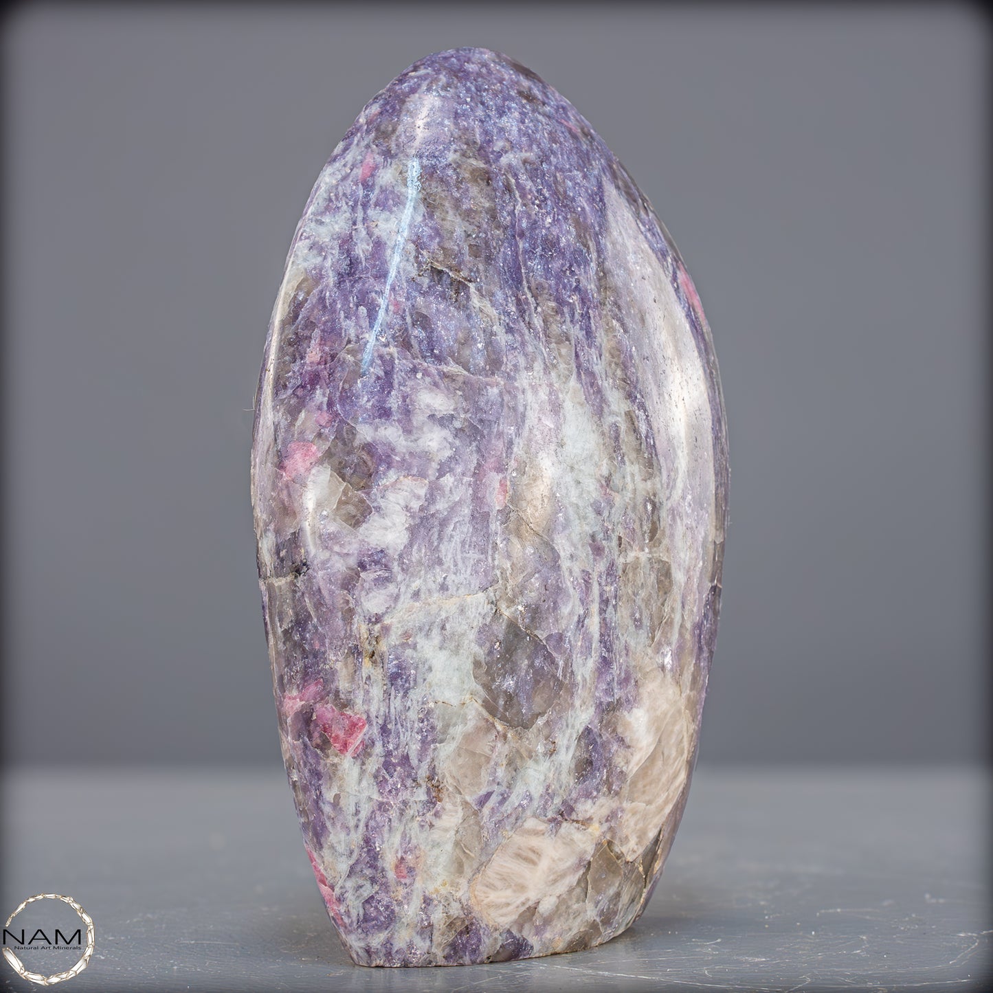 Natürlicher Einhornstein - Lepidolit Kristall-Freiform - 932,71g