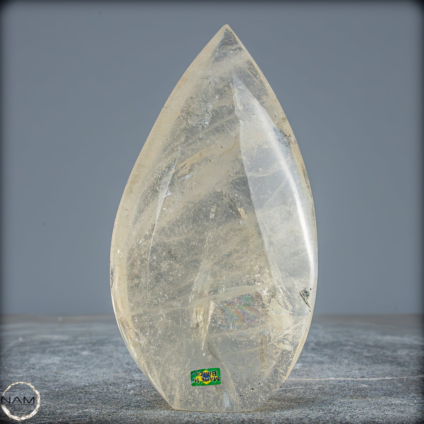 Natürlicher Quarz-Kristall Flamme, Brasilien - 331,15g