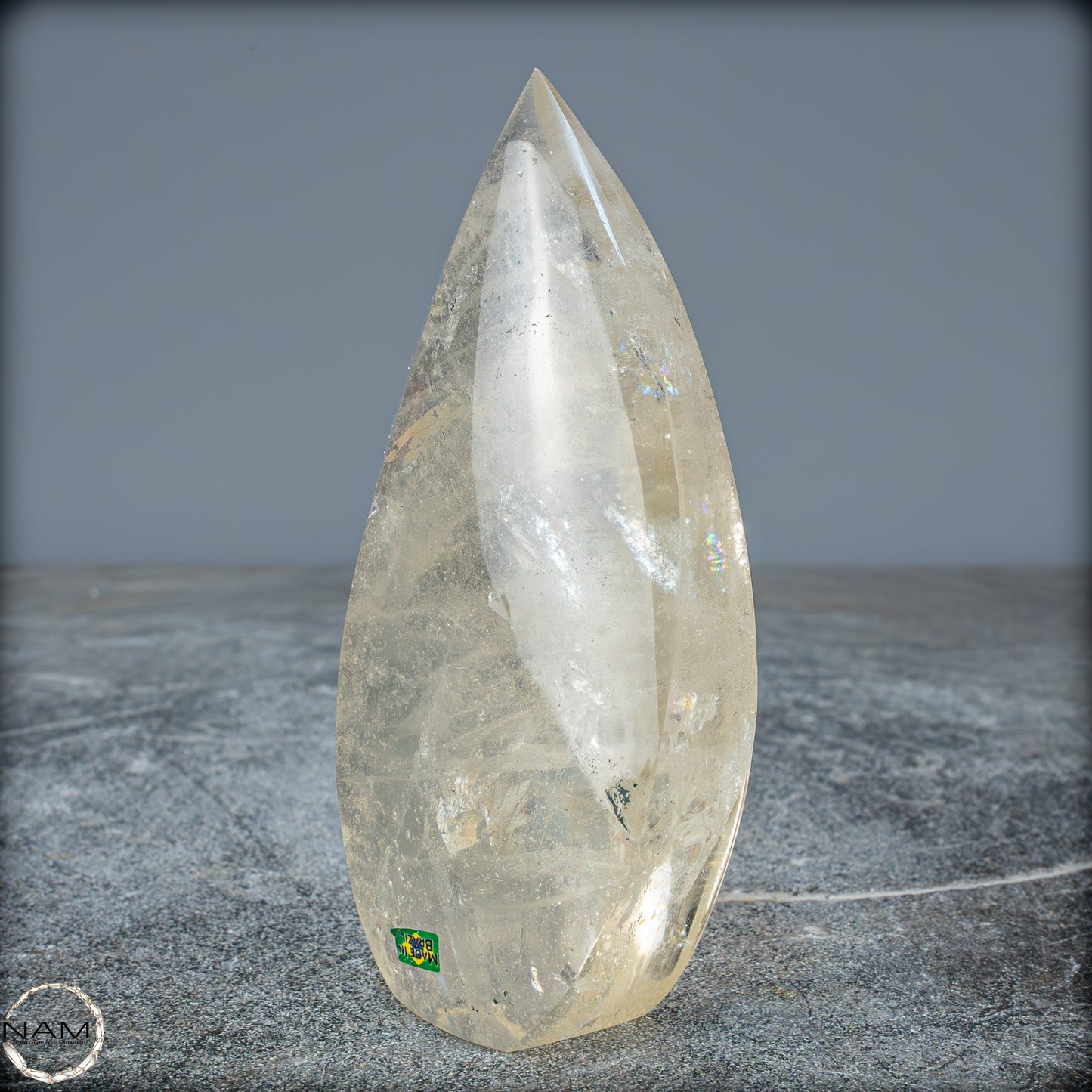 Natürlicher Quarz-Kristall Flamme, Brasilien - 331,15g