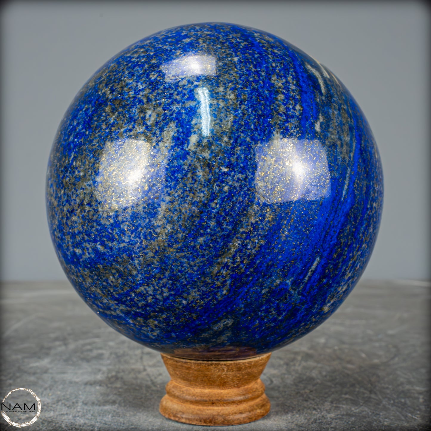 Natürliche Lapislazuli-Kristall-Kugel - 3117,99g - 132mm