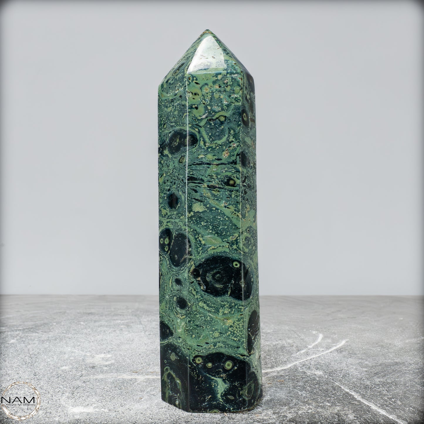 Natürlicher Kambaba-Jaspis Obelisk - 540,72g