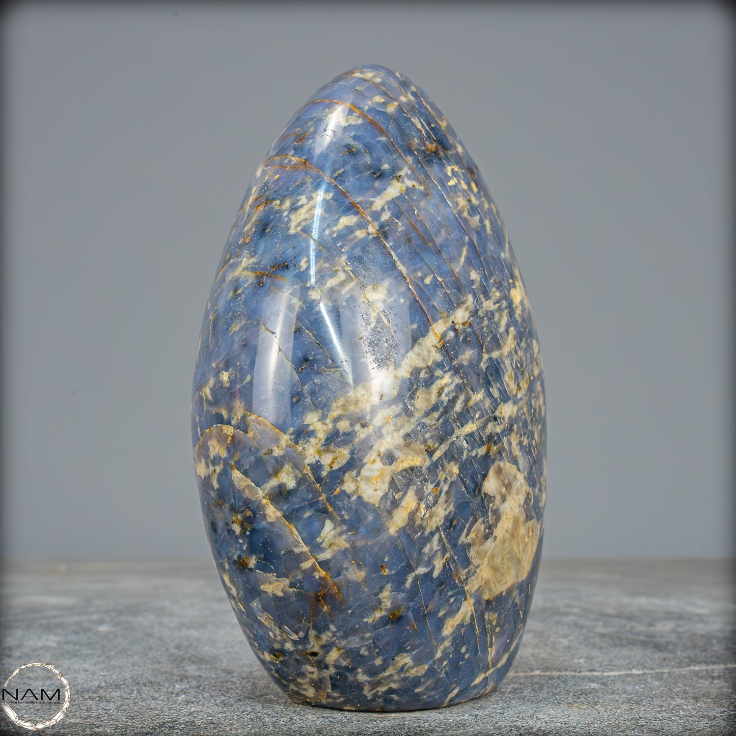 Natürliche Blaue Quarz Freiform aus Brasilien - 1151,61g