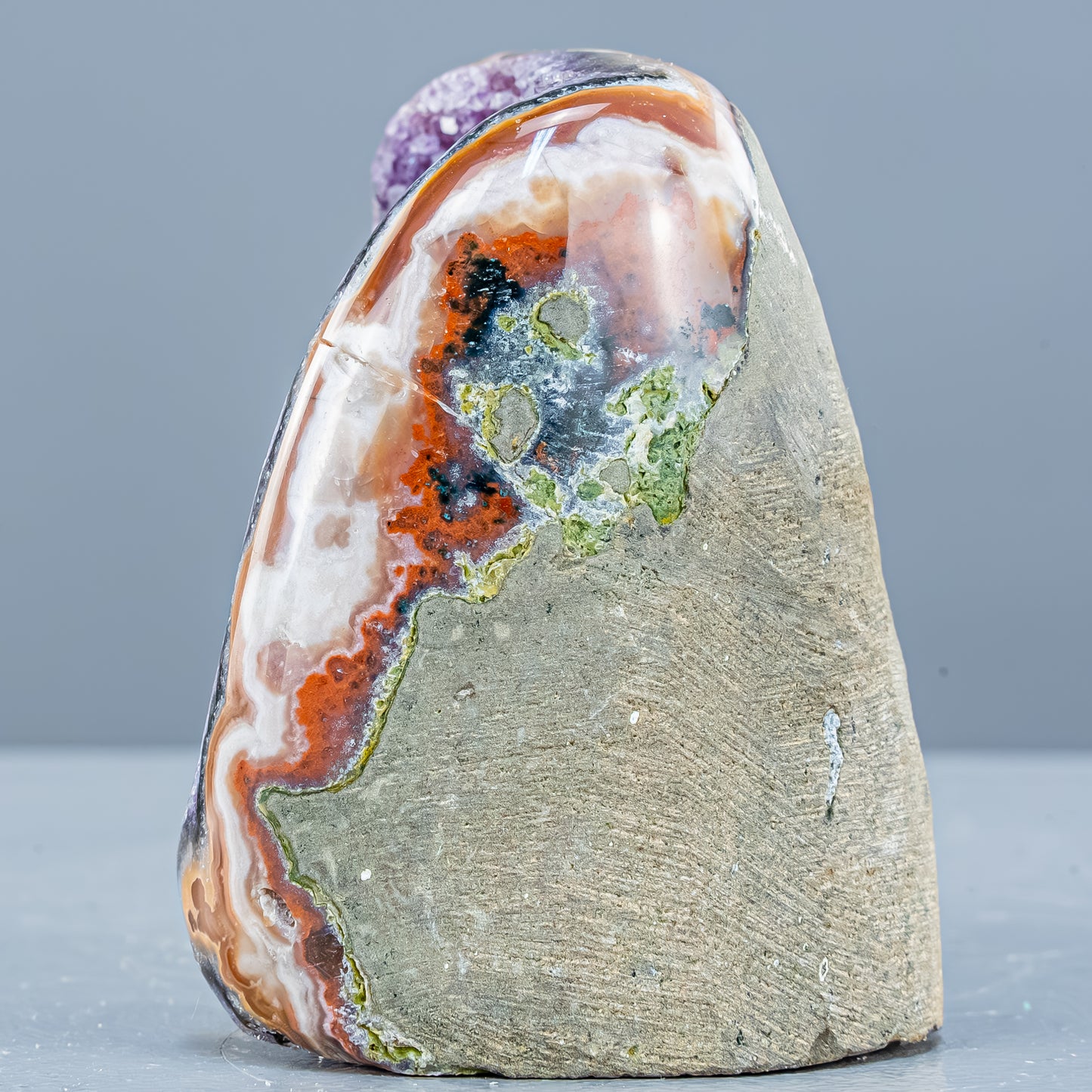 Natürliche Amethyst-Kristall Druse - 424,66g