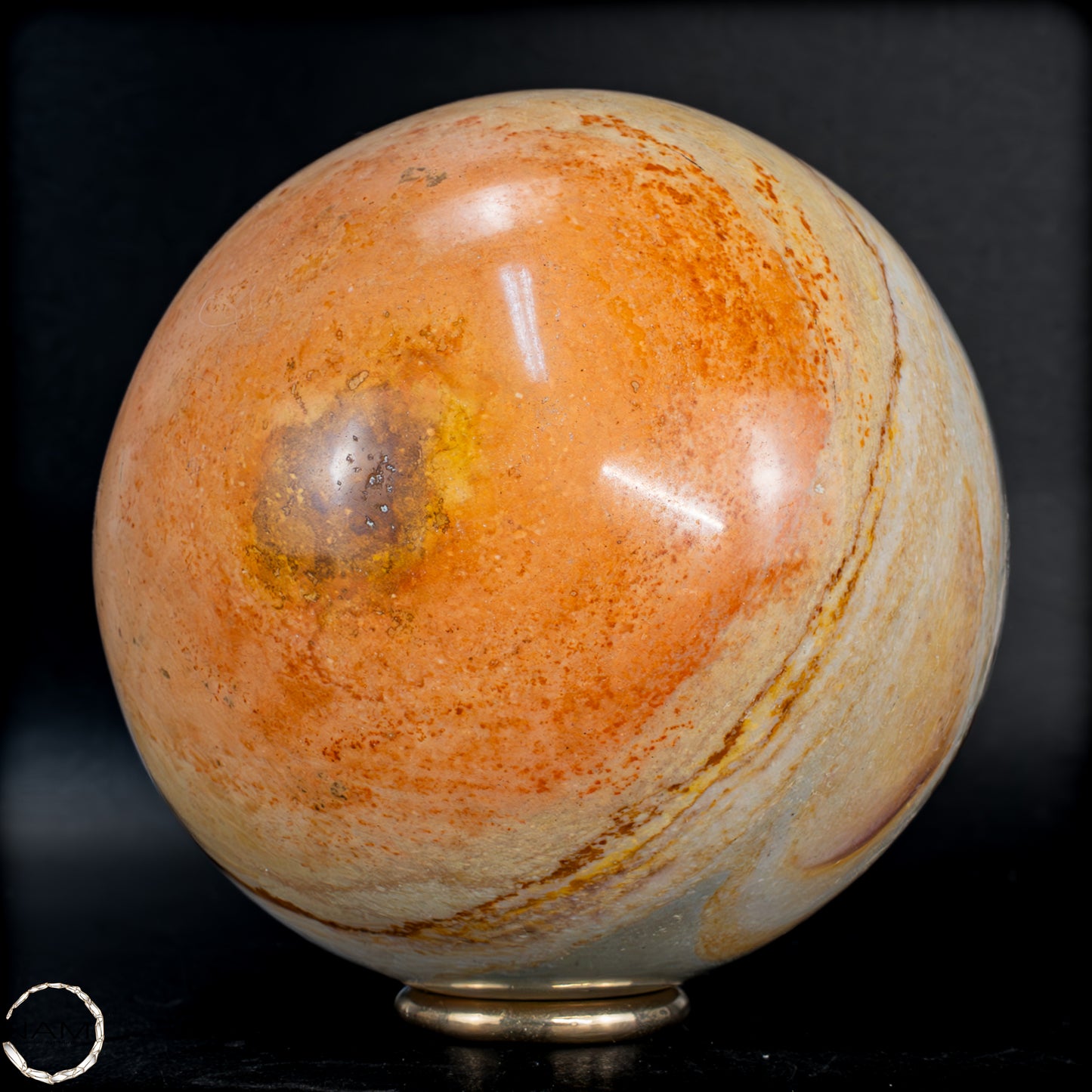Natürliche Polychrome Jaspis Kristall-Kugel -799,99 g