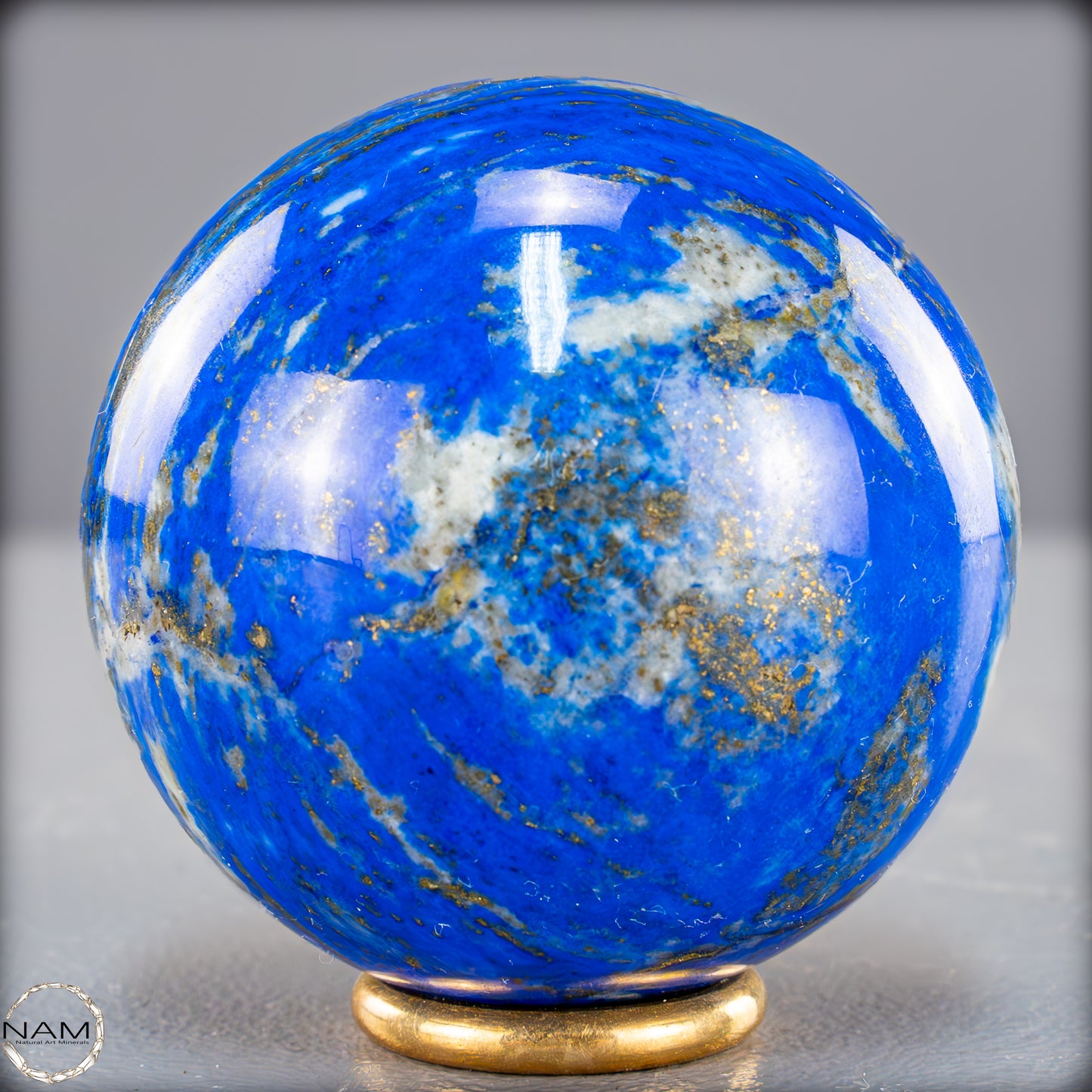Natürliche Lapislazuli-Kristall-Kugel - 372,99g - 62mm