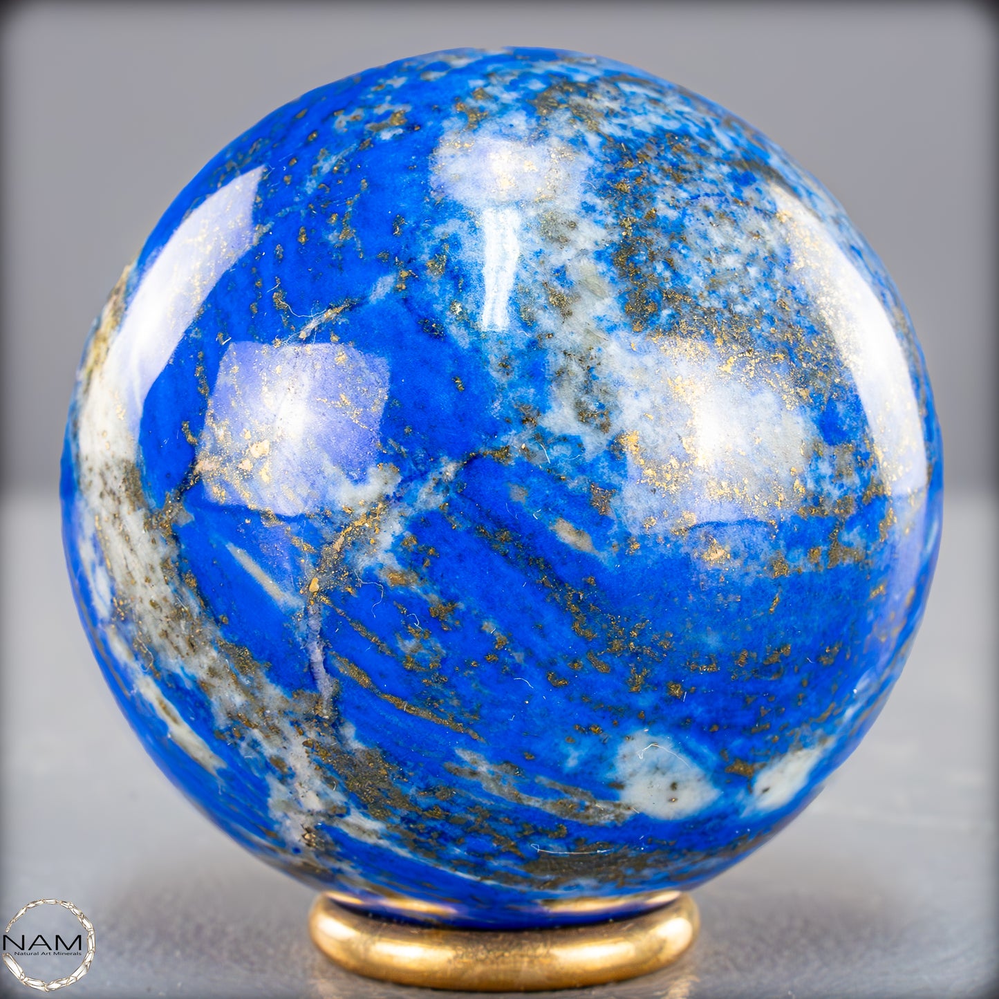 Natürliche Lapislazuli-Kristall-Kugel - 372,99g - 62mm
