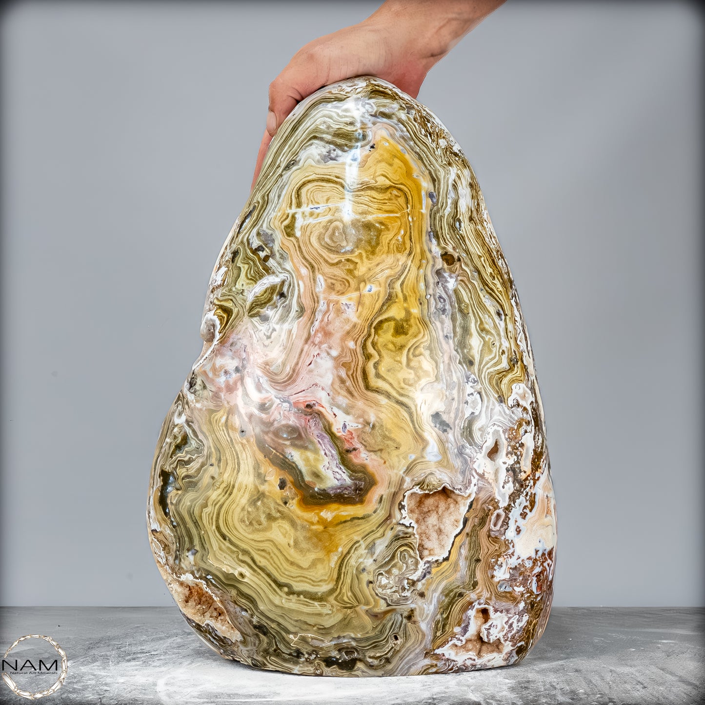Natürliche Gebänderte Ocean Achat Kristall-Freiform - 28975,81g