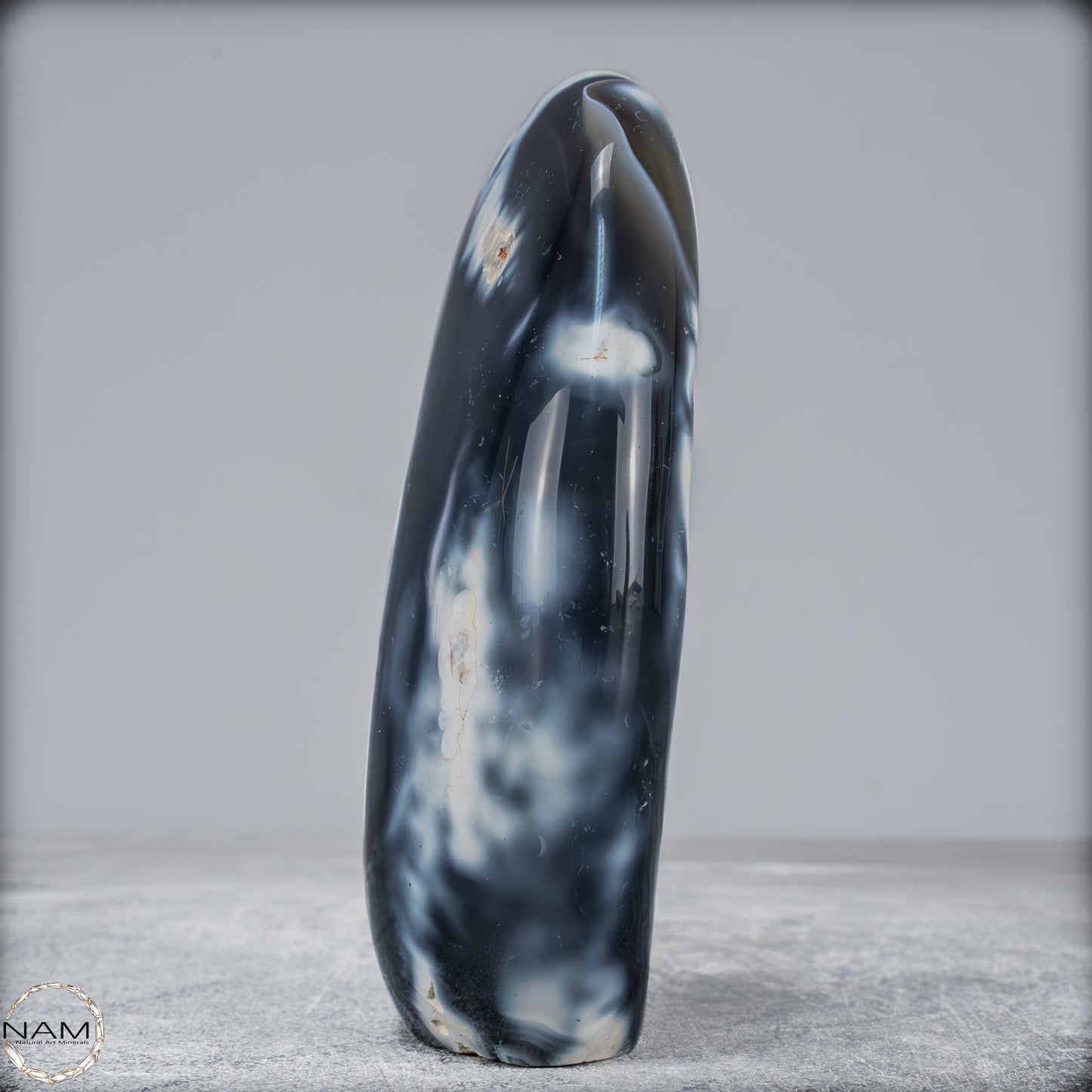 Natürliche Orca-Achat Kristall Freiform aus Brasilien -649,64 g