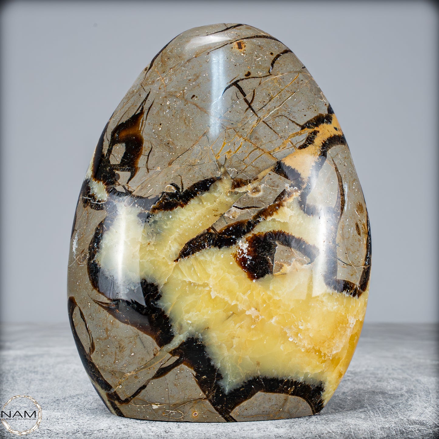 Natürliche Septarien-Kristall Freiform - 882,82 g