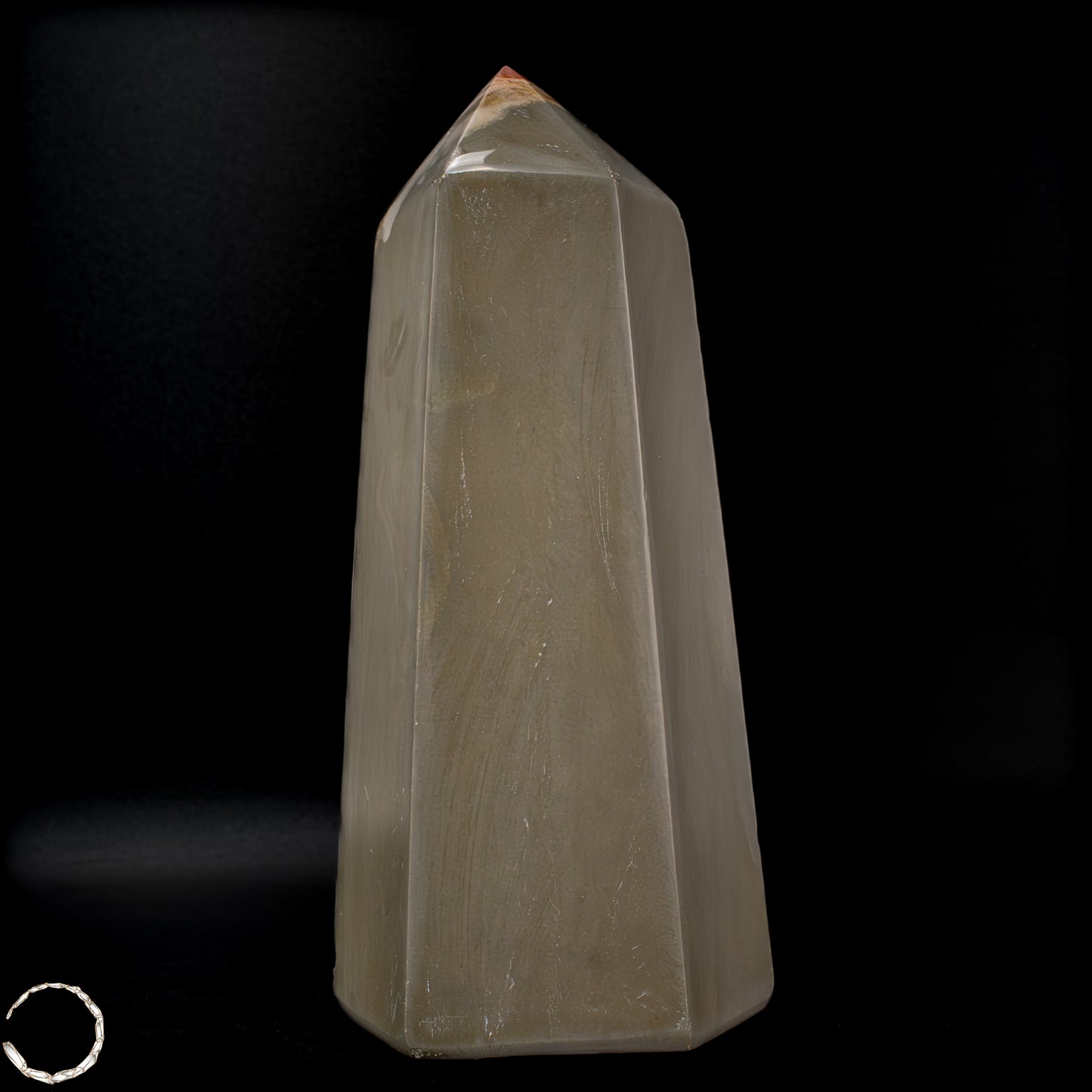 Natürlicher Polychromer Jaspis Obelisk -683,38 g