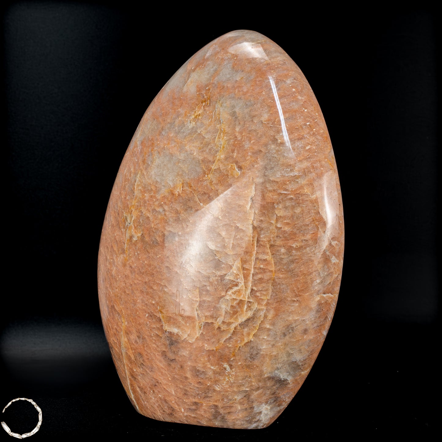 Natürliche Pfirsich-Mondstein Freiform -965,65 g