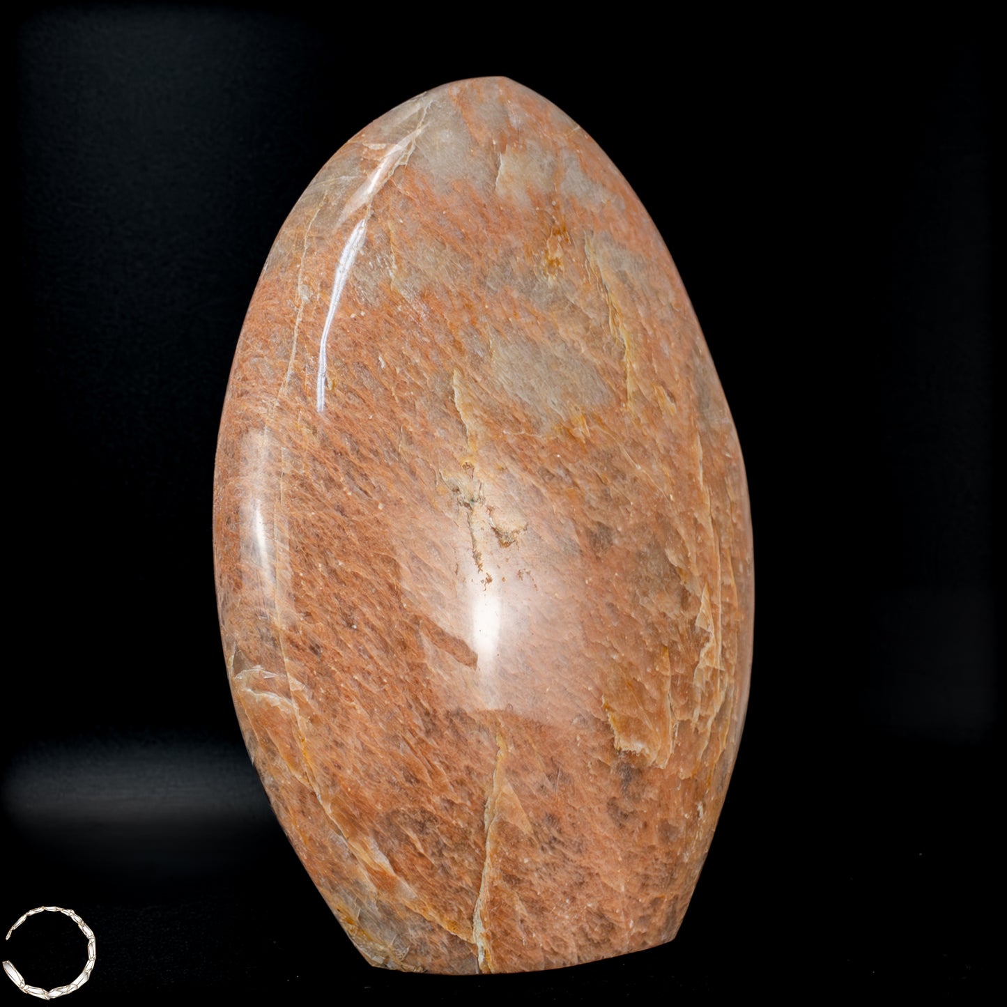 Natürliche Pfirsich-Mondstein Freiform -965,65 g