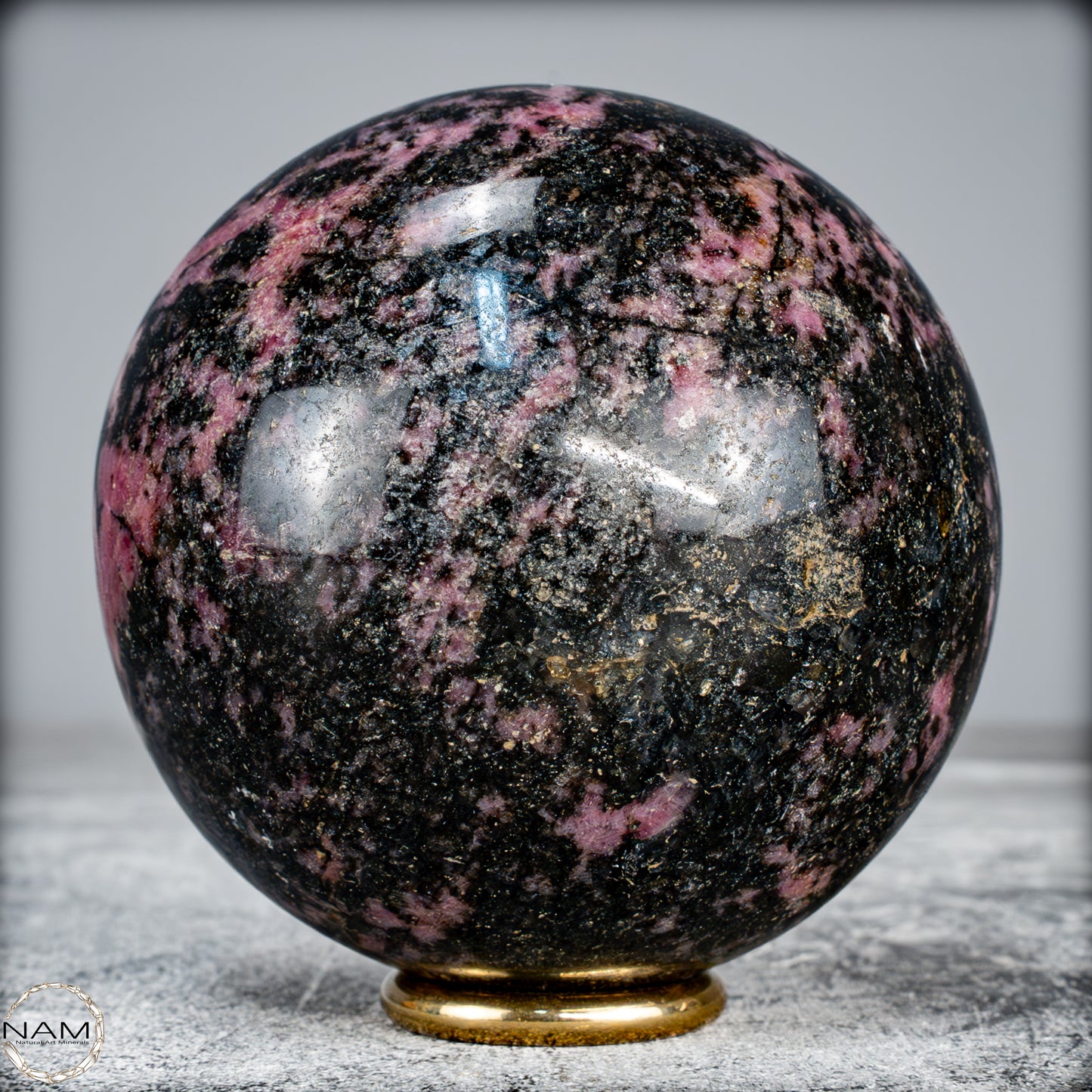 Natürliche Rhodonit-Kristall Kugel -706,66 g