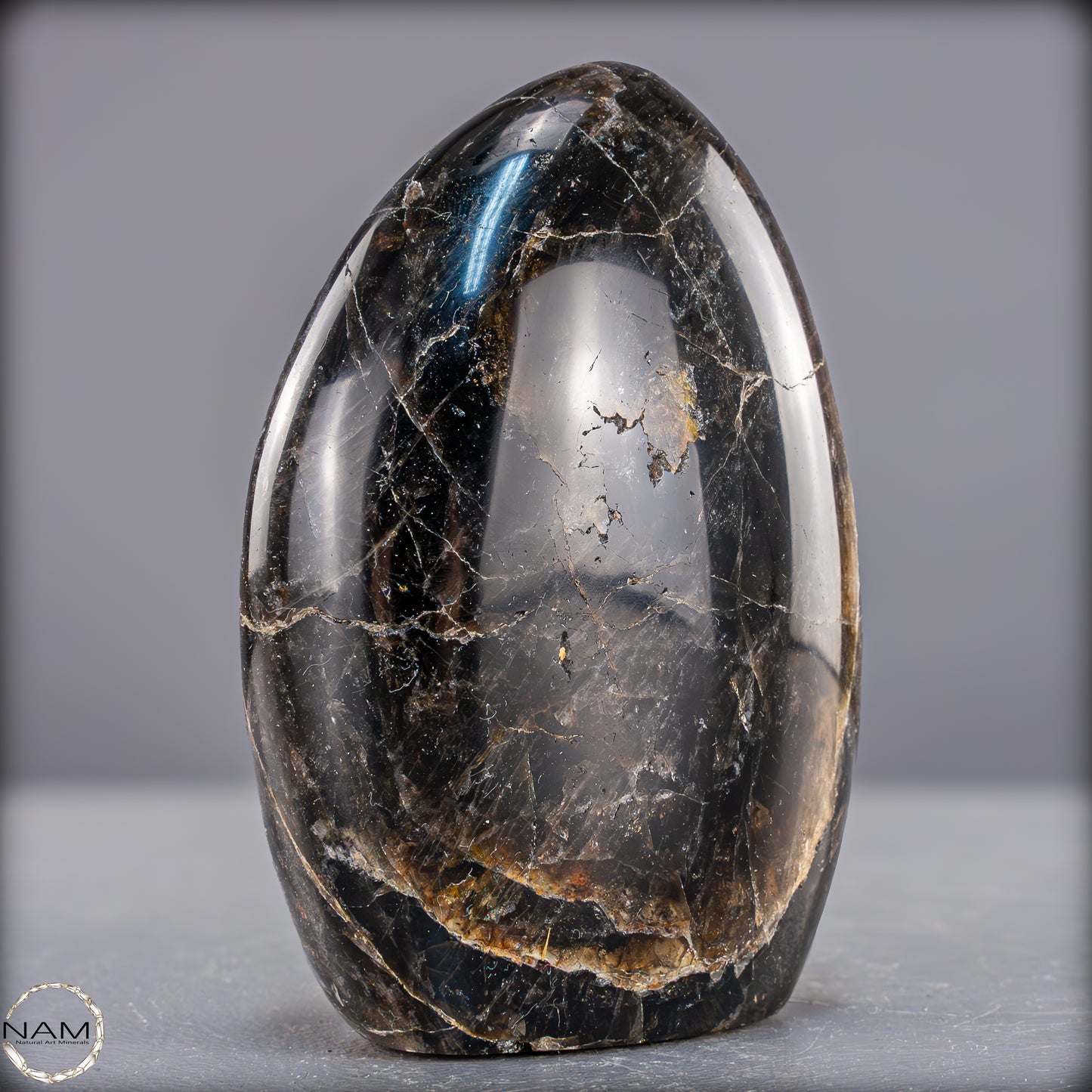 Natürliche Rauchquarz Kristall Freiform aus Brasilien - 732,75g