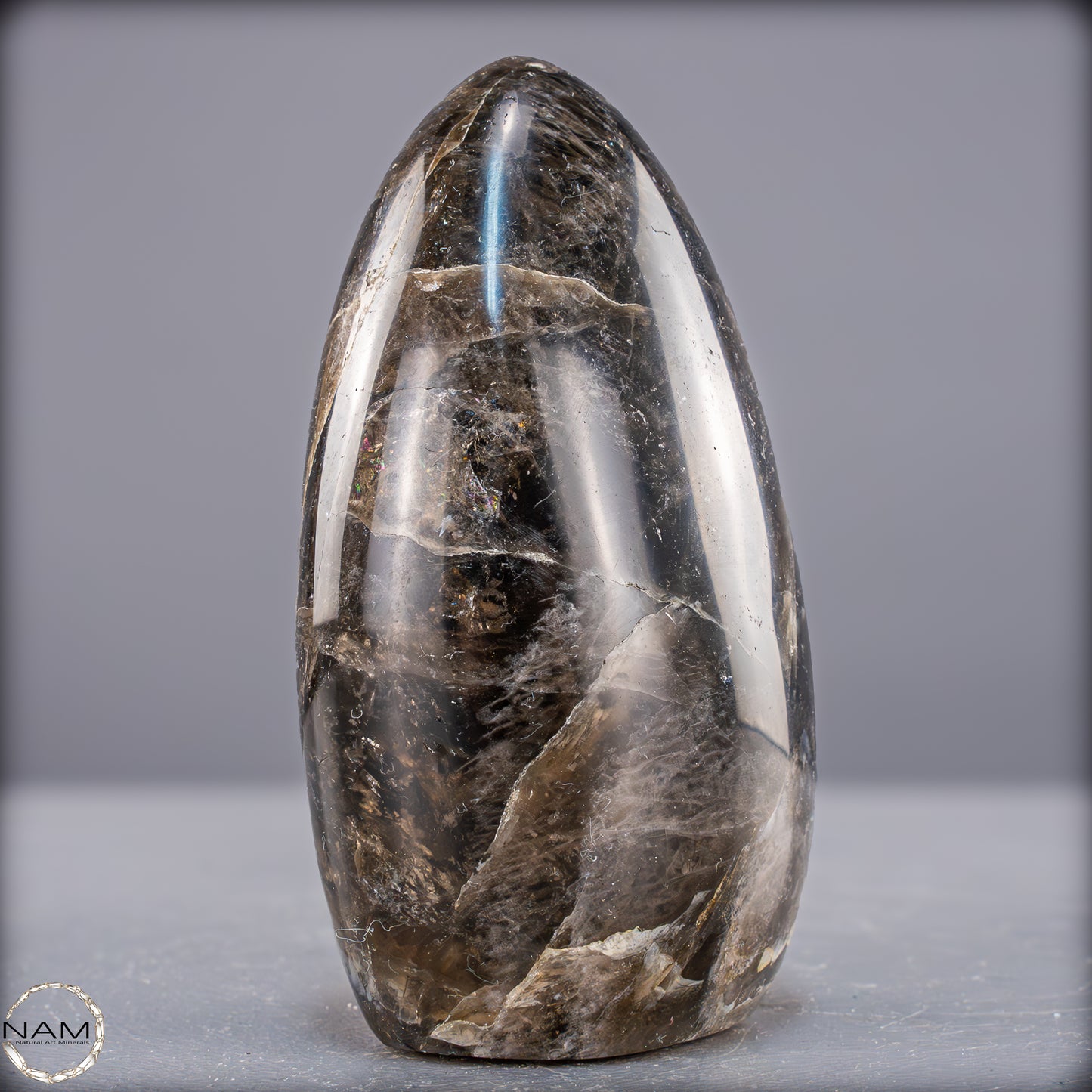 Natürliche Rauchquarz Kristall Freiform aus Brasilien - 732,75g