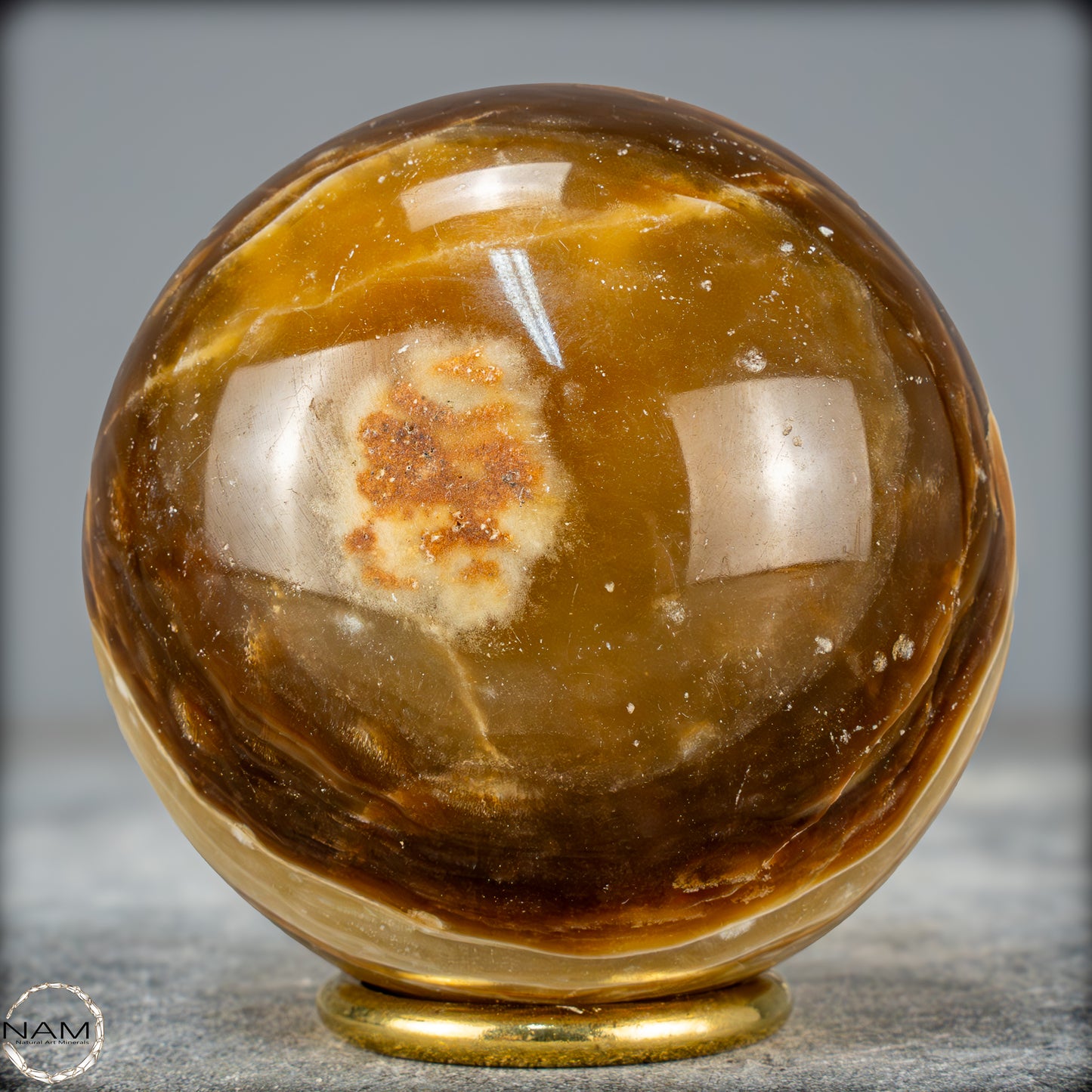 Natürliche Aragonit-Kristall Kugel - 785,34g - 82mm