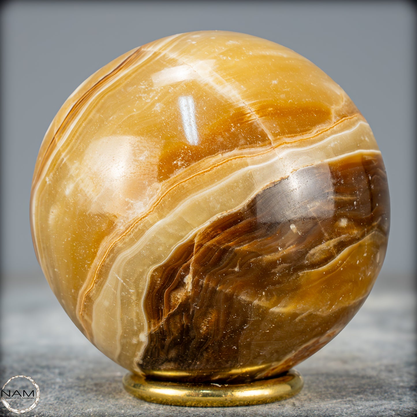 Natürliche Aragonit-Kristall Kugel - 785,34g - 82mm