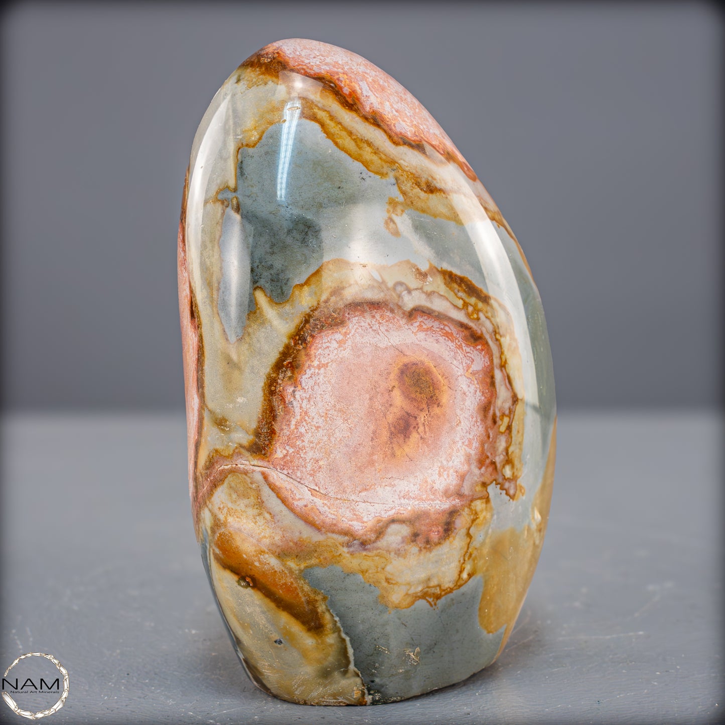 Natürliche Polychrome Jaspis Kristall-Freiform - 766,55g