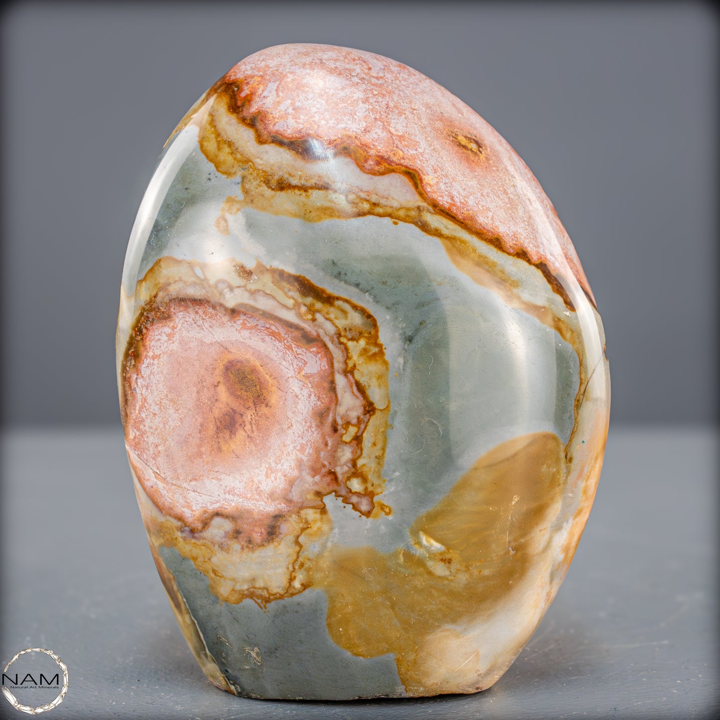 Natürliche Polychrome Jaspis Kristall-Freiform - 766,55g