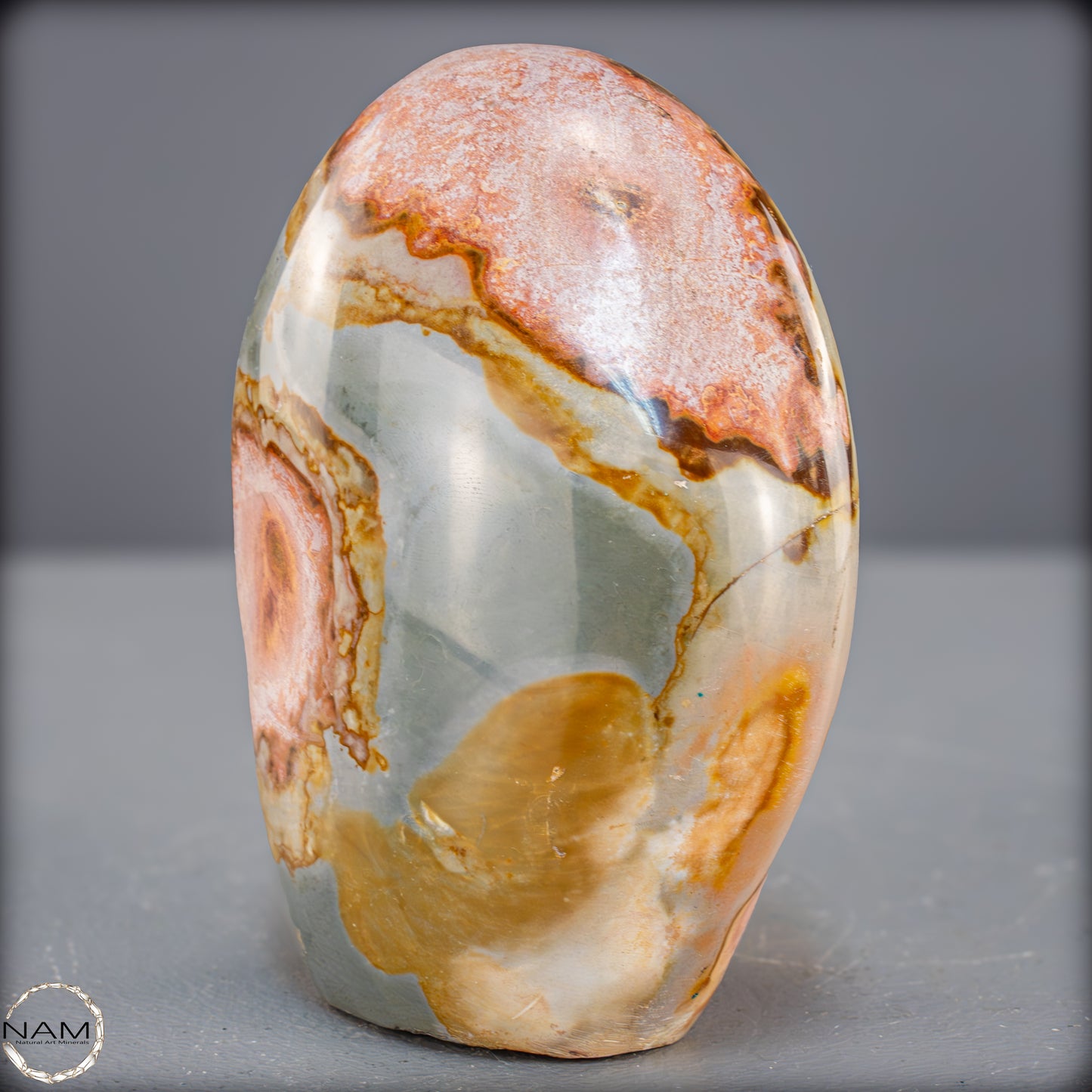 Natürliche Polychrome Jaspis Kristall-Freiform - 766,55g