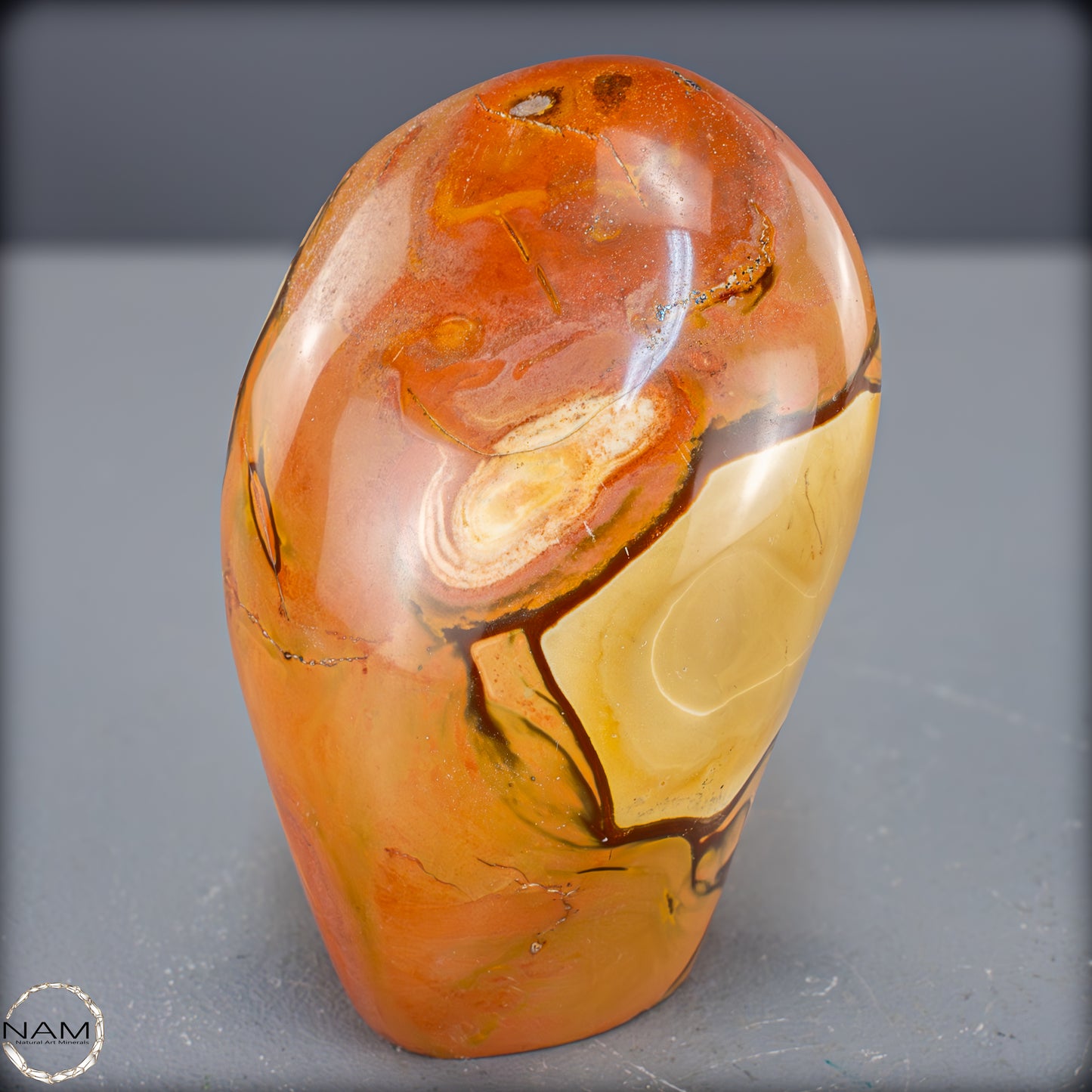 Natürliche Polychrome Jaspis Kristall-Freiform - 969,35g