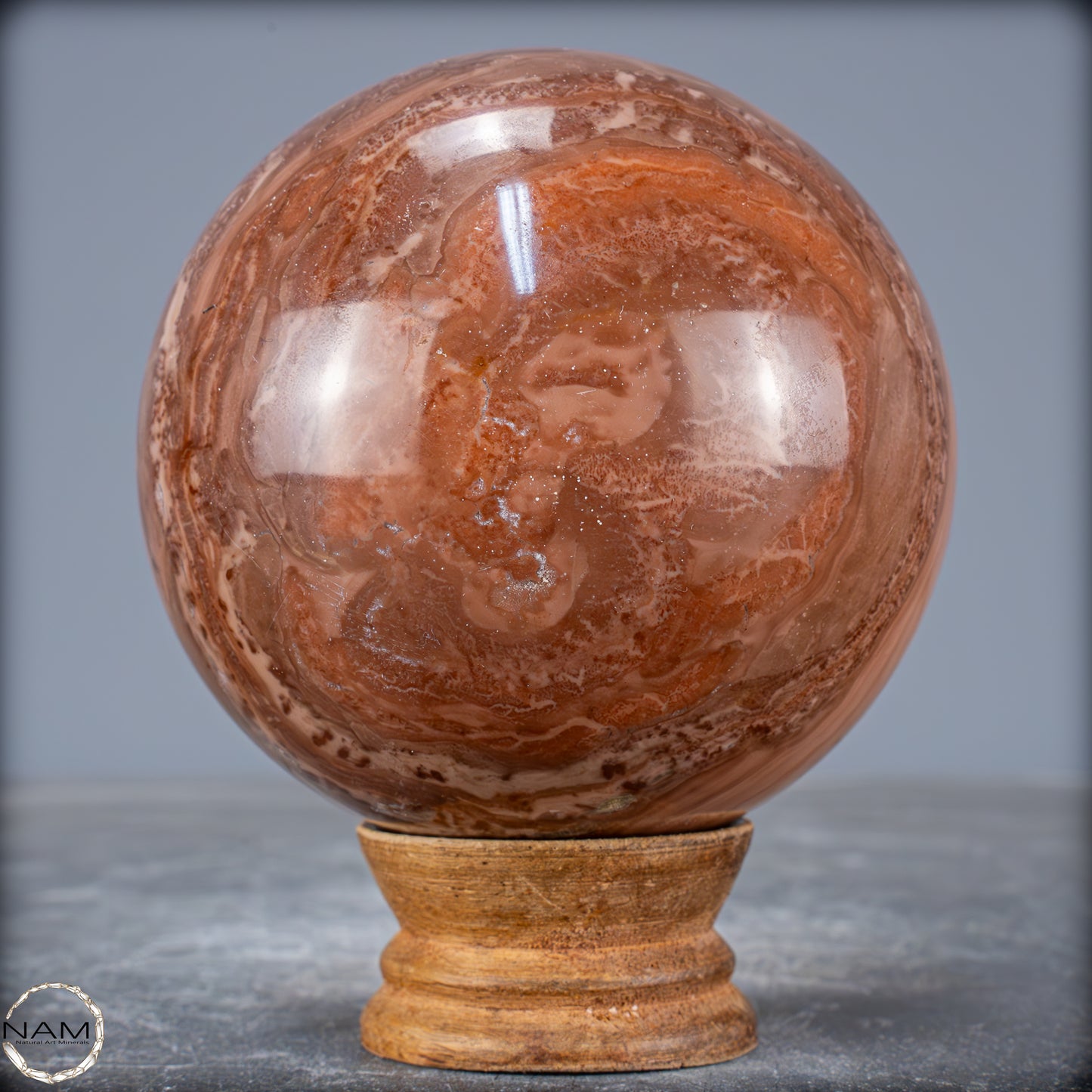 Natürliche Polychrome Jaspis Kristall-Kugel - 948,08g - 92mm