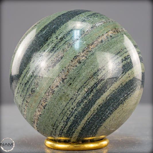 Natürliche Gebänderte Kambaba-Kristall (Eldarit) Kugel - 978,49g