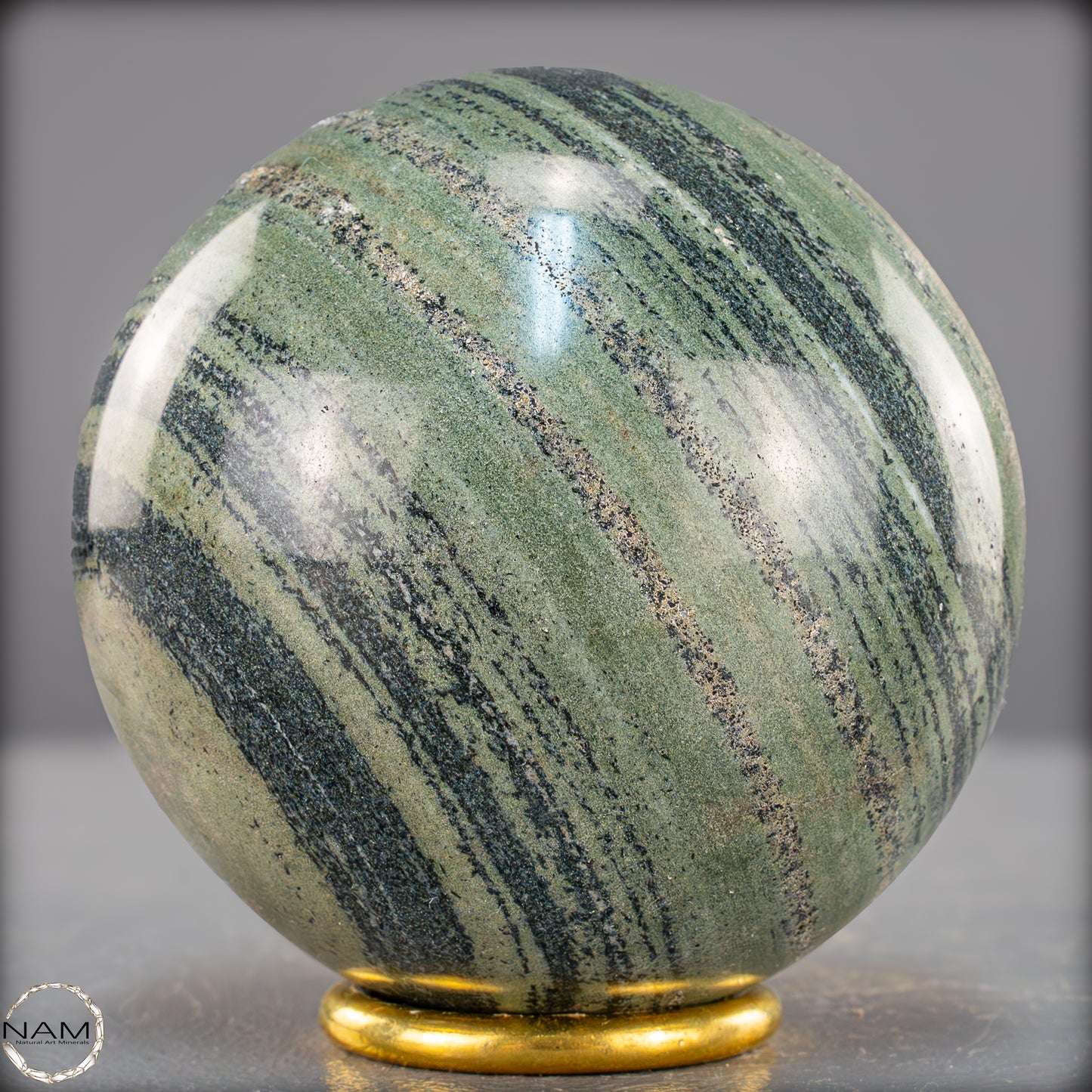 Natürliche Gebänderte Kambaba-Kristall (Eldarit) Kugel - 978,49g