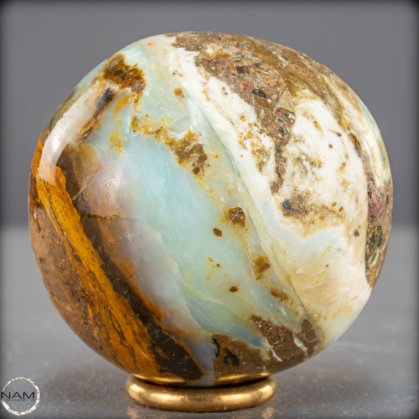 Natürliche Mehrfarbige Andenopal Kristall-Kugel, Peru - 310,17g - 65mm