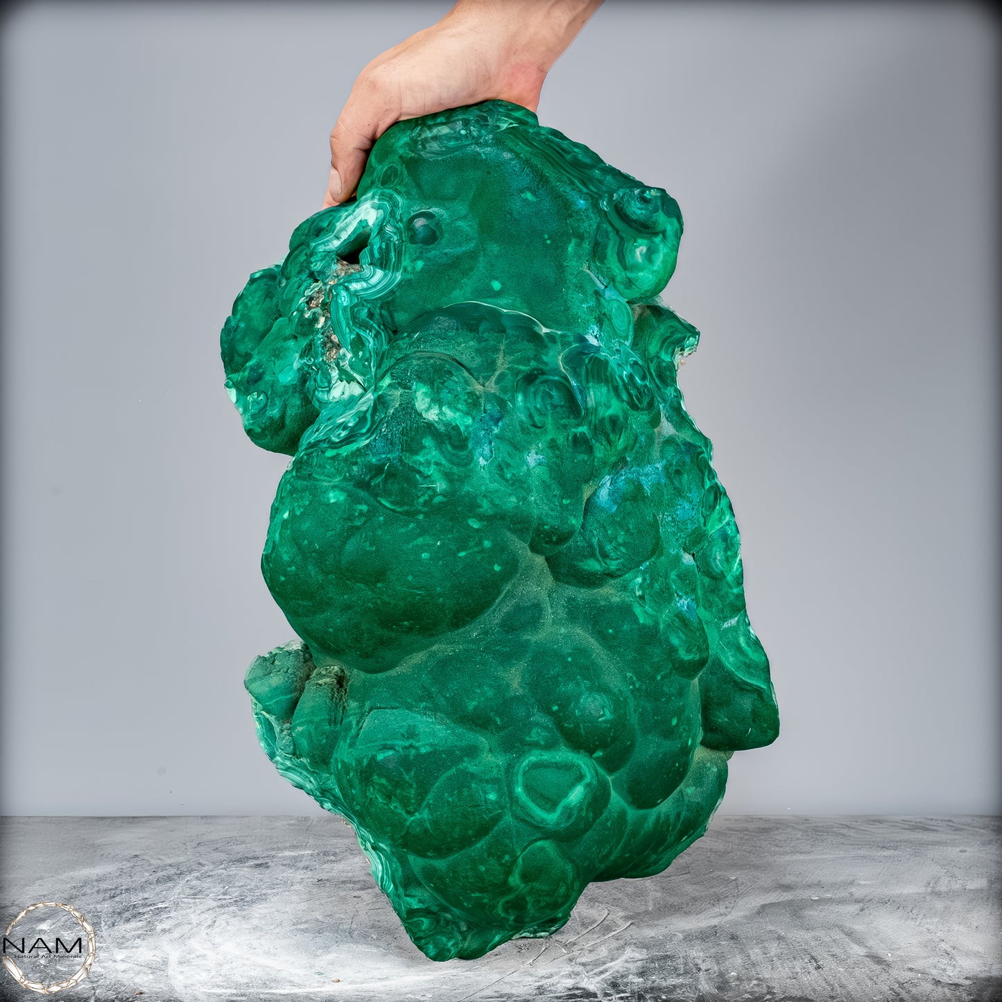 Natürlicher Botryoidaler Chrysokolla, Malachit und Quartz, sehr selten - 30123,65g