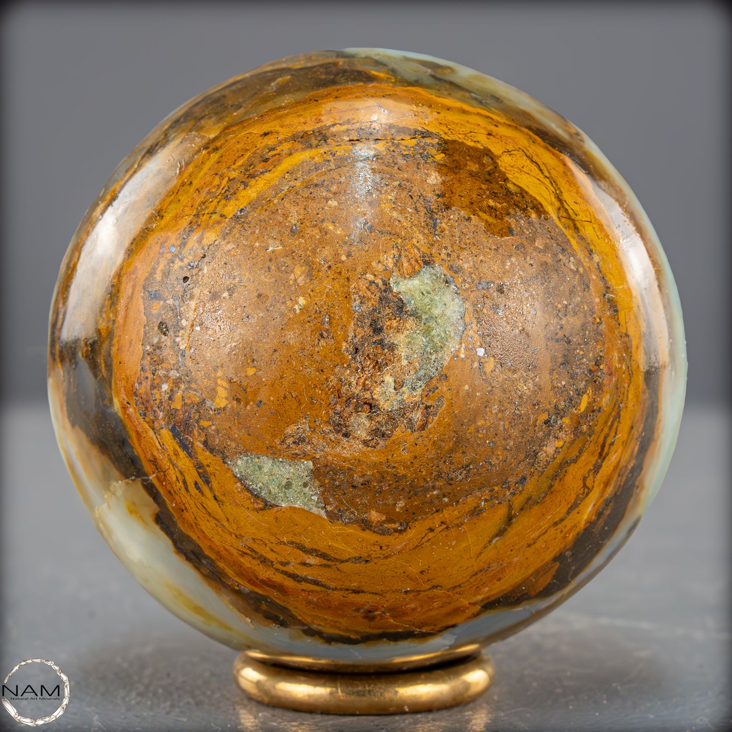 Natürliche Mehrfarbige Andenopal Kristall-Kugel, Peru - 310,17g - 65mm