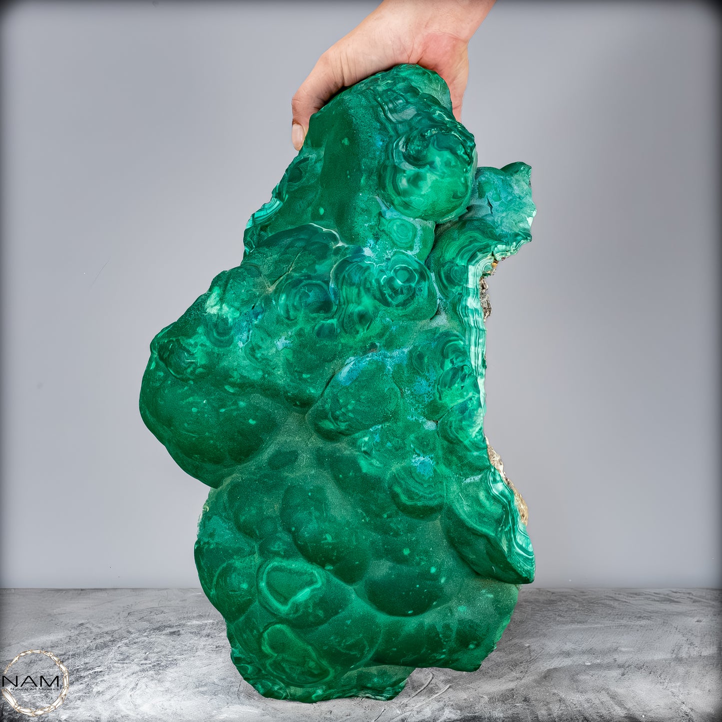 Natürlicher Botryoidaler Chrysokolla, Malachit und Quartz, sehr selten - 30123,65g