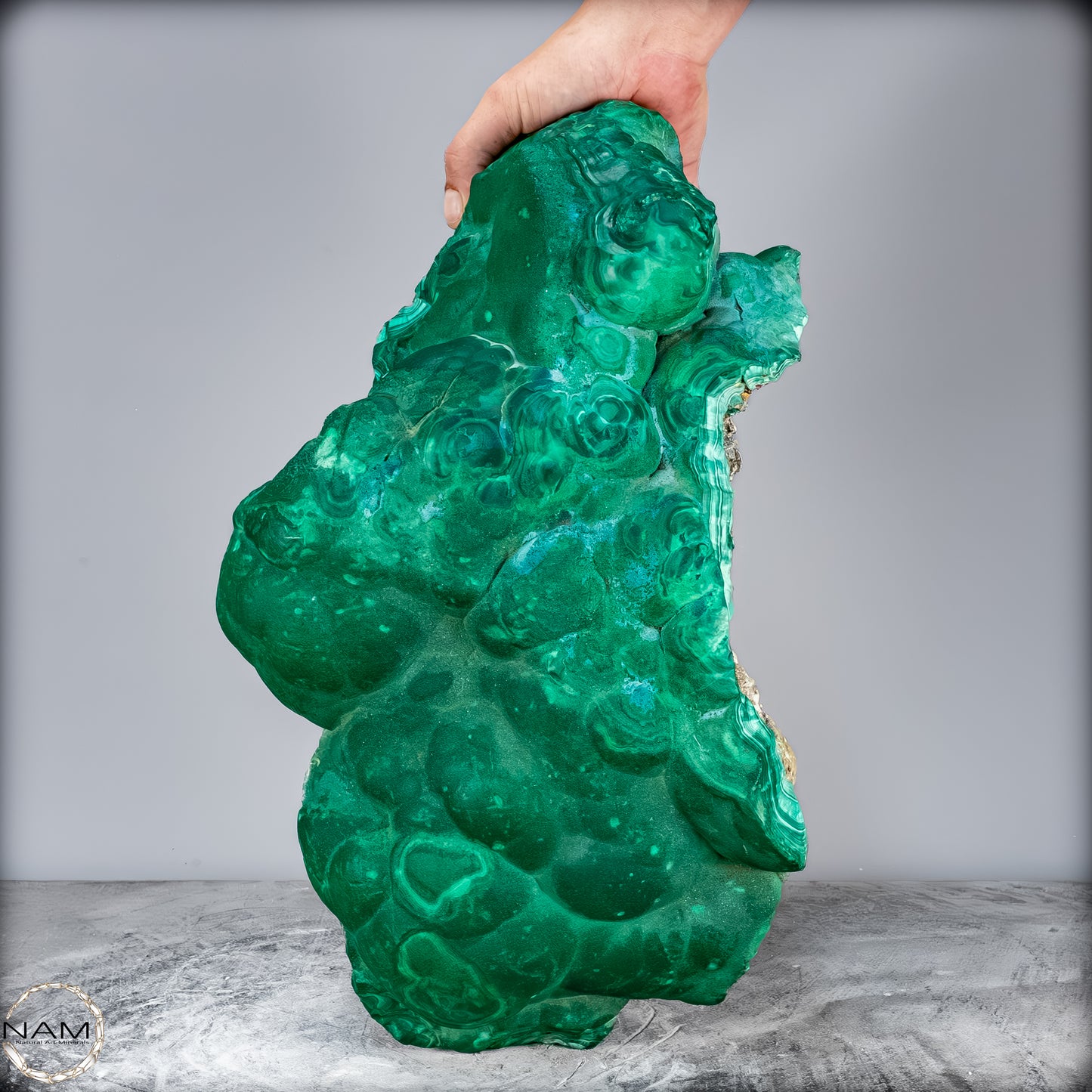 Natürlicher Botryoidaler Chrysokolla, Malachit und Quartz, sehr selten - 30123,65g