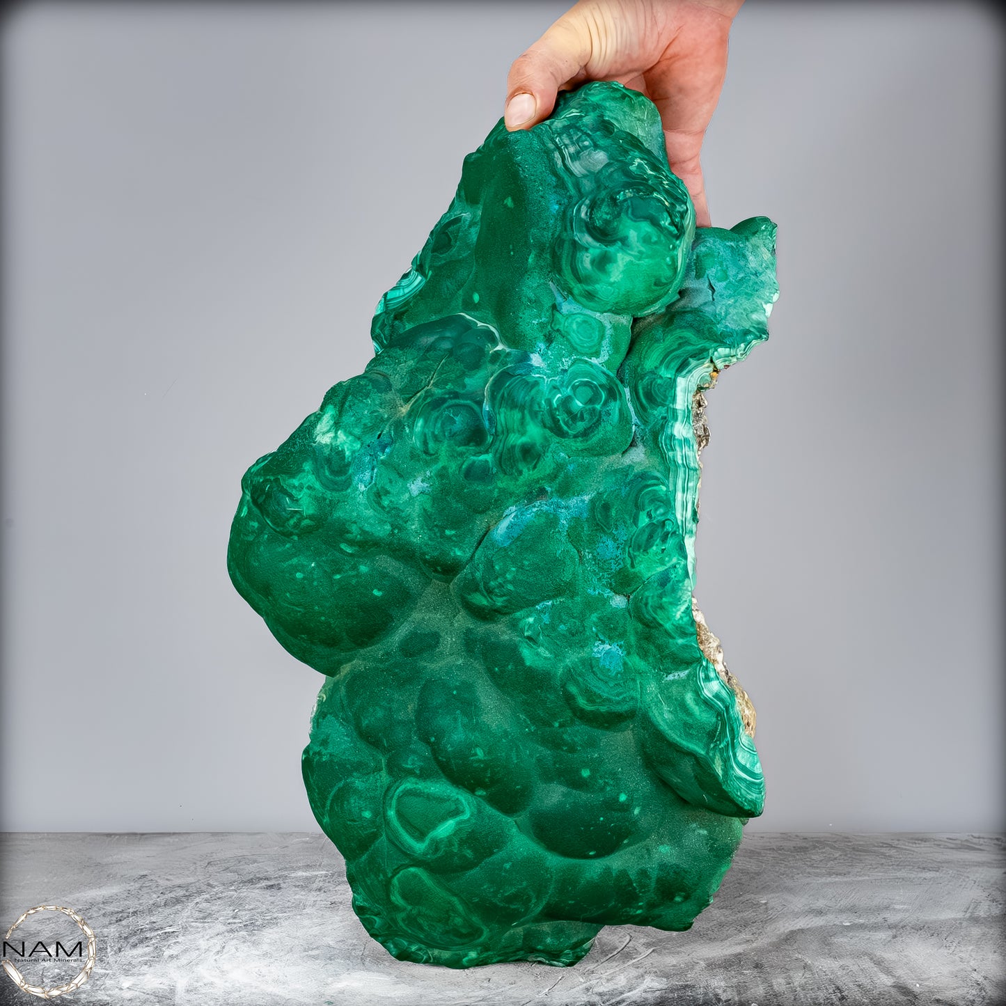 Natürlicher Botryoidaler Chrysokolla, Malachit und Quartz, sehr selten - 30123,65g