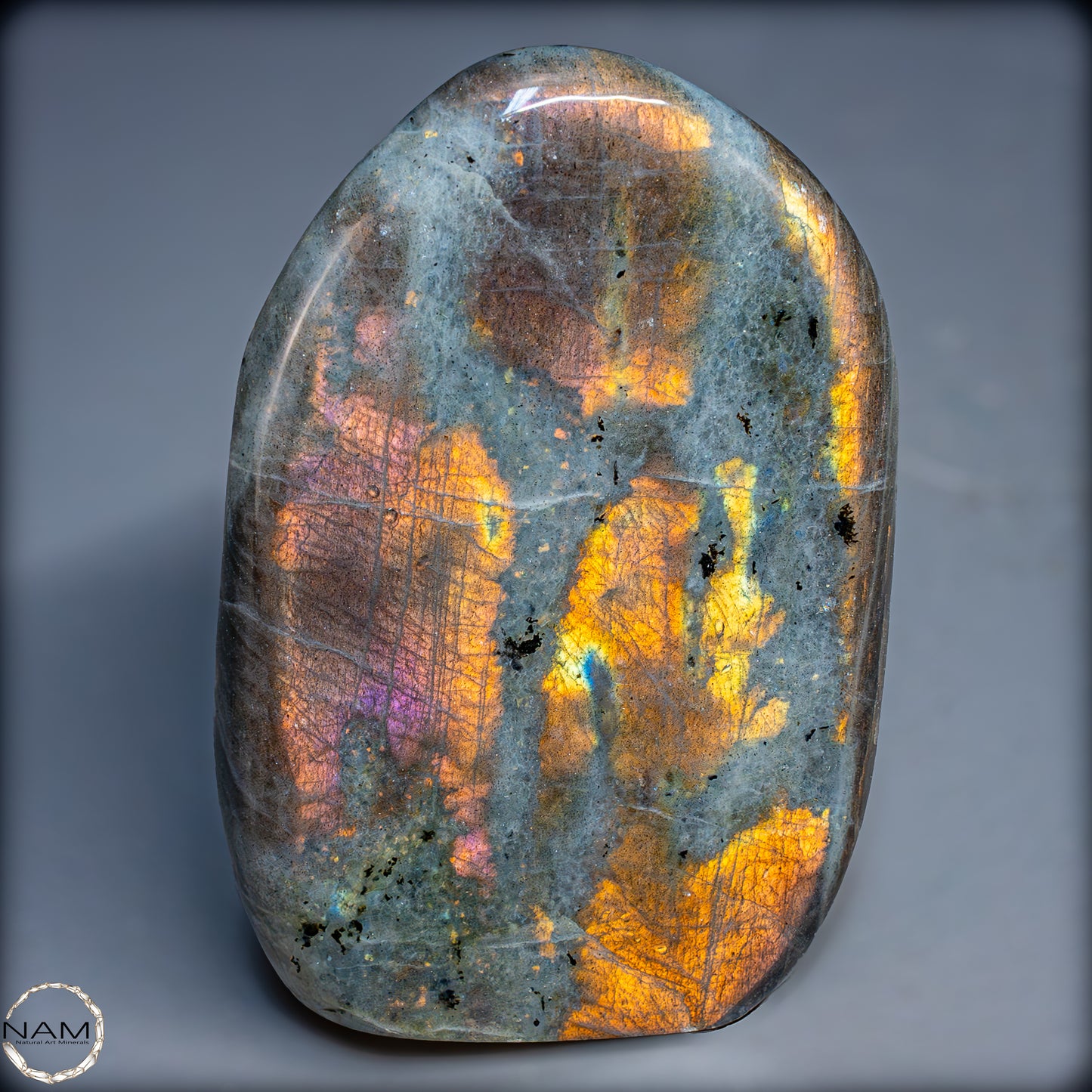 Natürliche Labradorit Kristall-Freiform - 829,53g