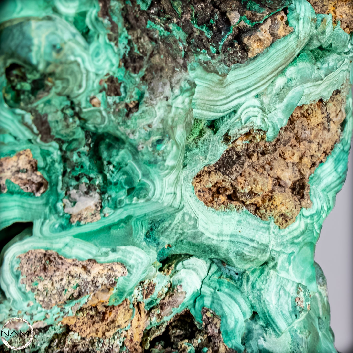 Natürlicher Botryoidaler Chrysokolla, Malachit und Quartz, sehr selten - 30123,65g